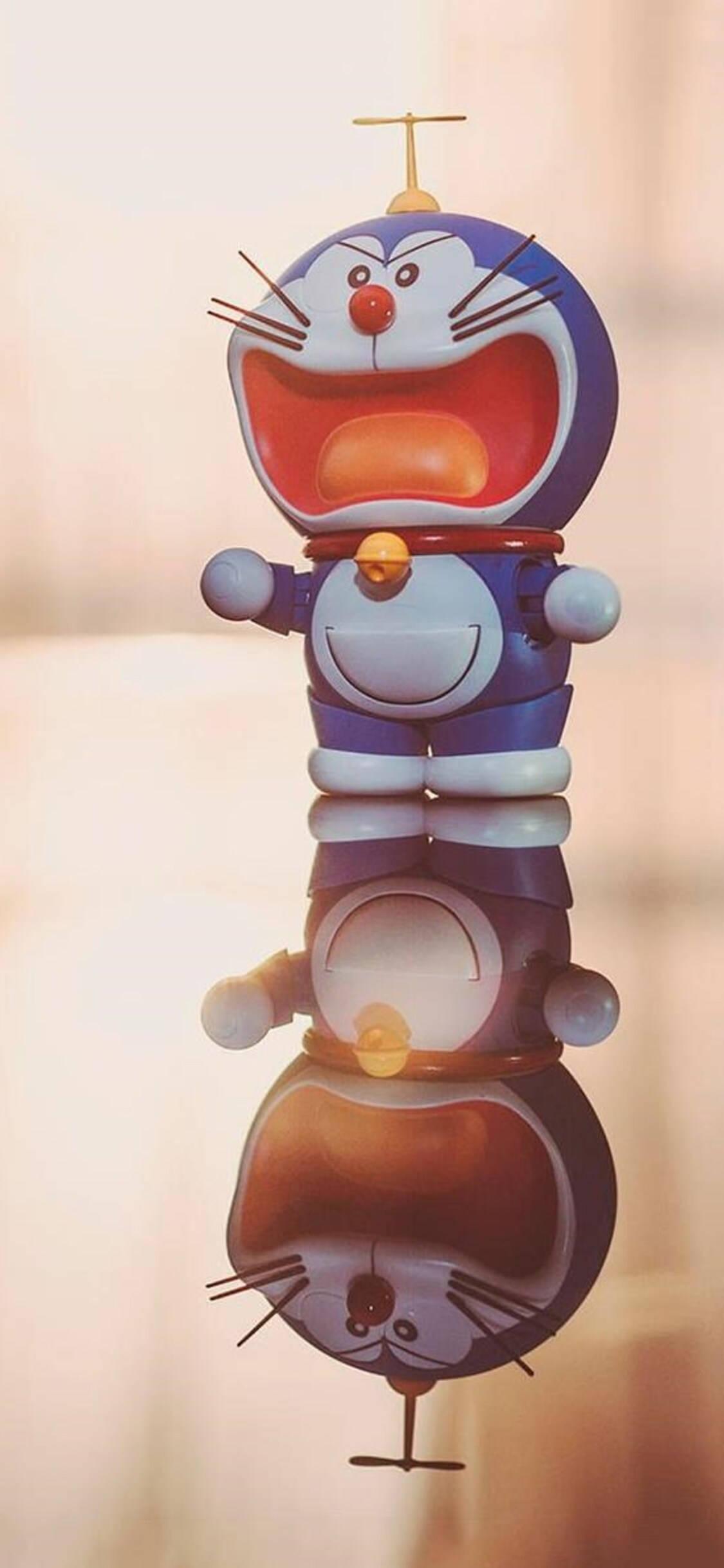Angry Mechanical Toy Doraemon iPhone — 1125x2436 wallpaper