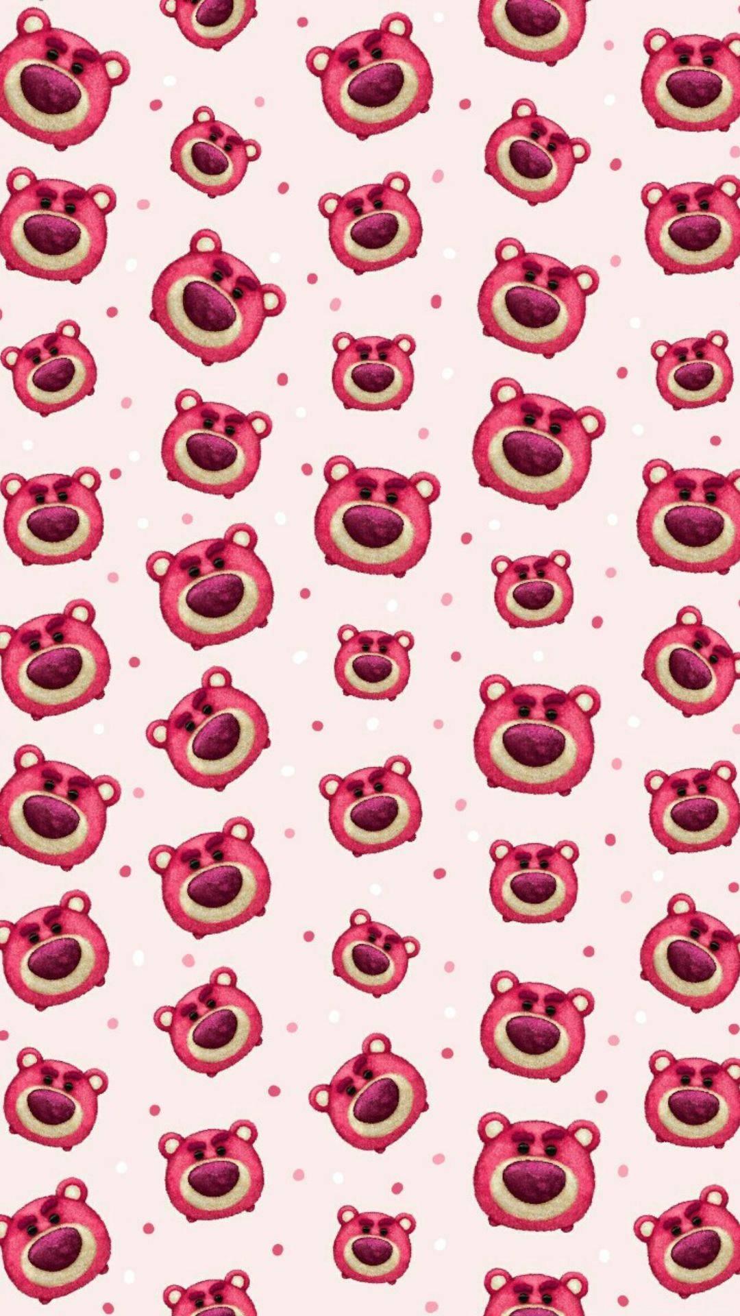 Angry Mini Lotso Pattern — 1080x1920 wallpaper