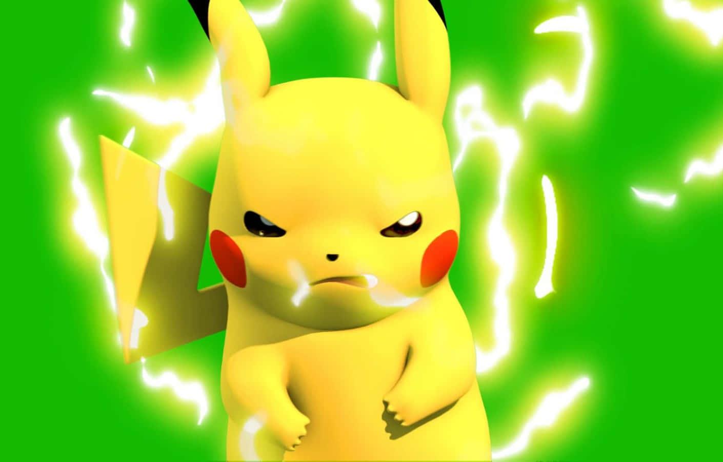 Angry Pikachu Picture — 1410x900 wallpaper