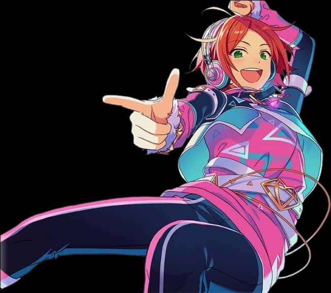 Animated Character Pointing Gesture — 652x577 wallpaper