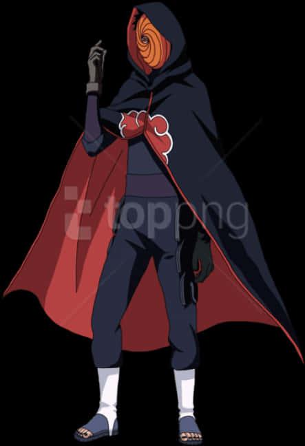 Animated Masked Ninja Character