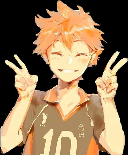 Animated Volleyball Player Victory Pose — 537x651 wallpaper