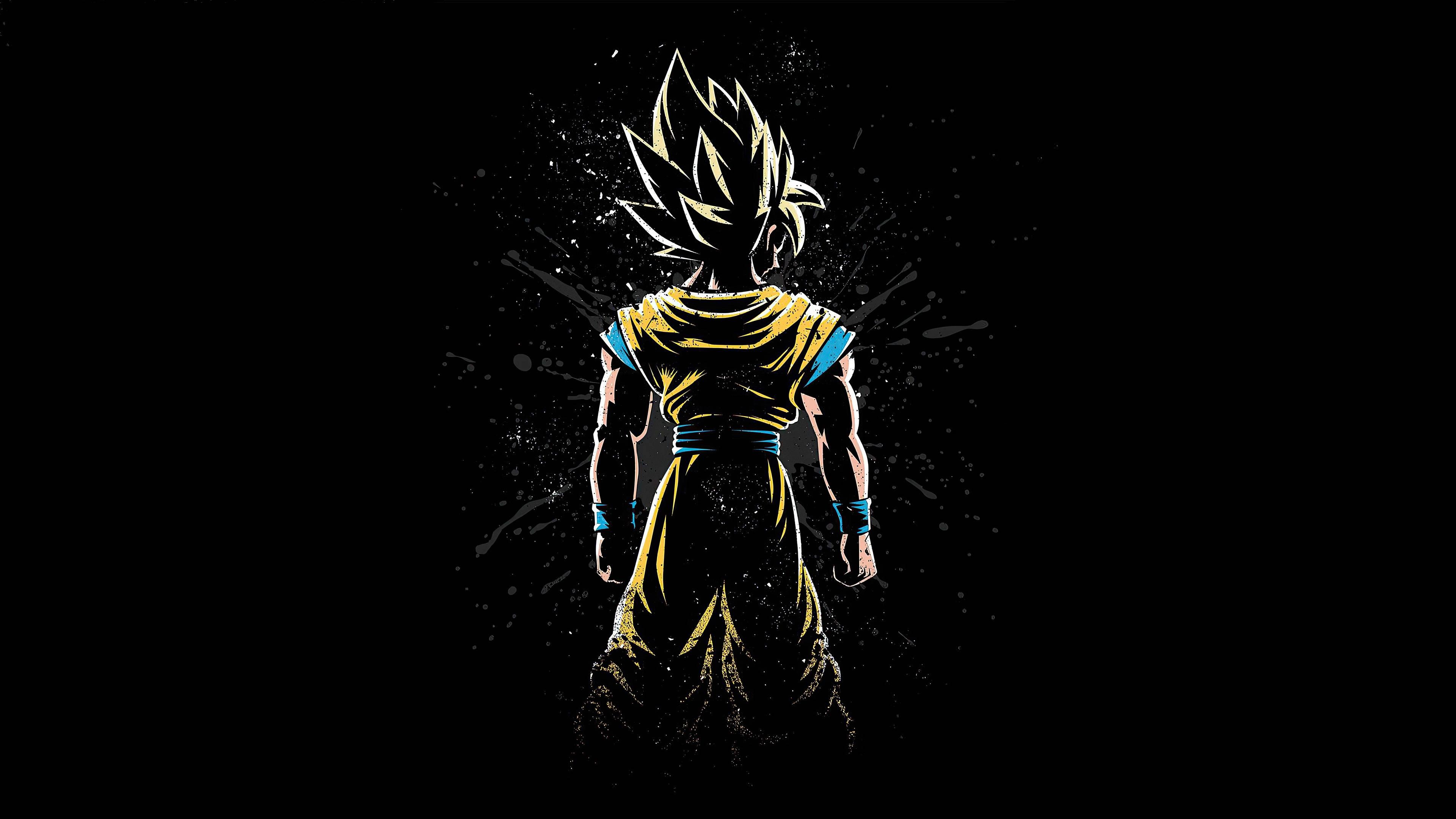 Anime junge dunkel goku super saiyan