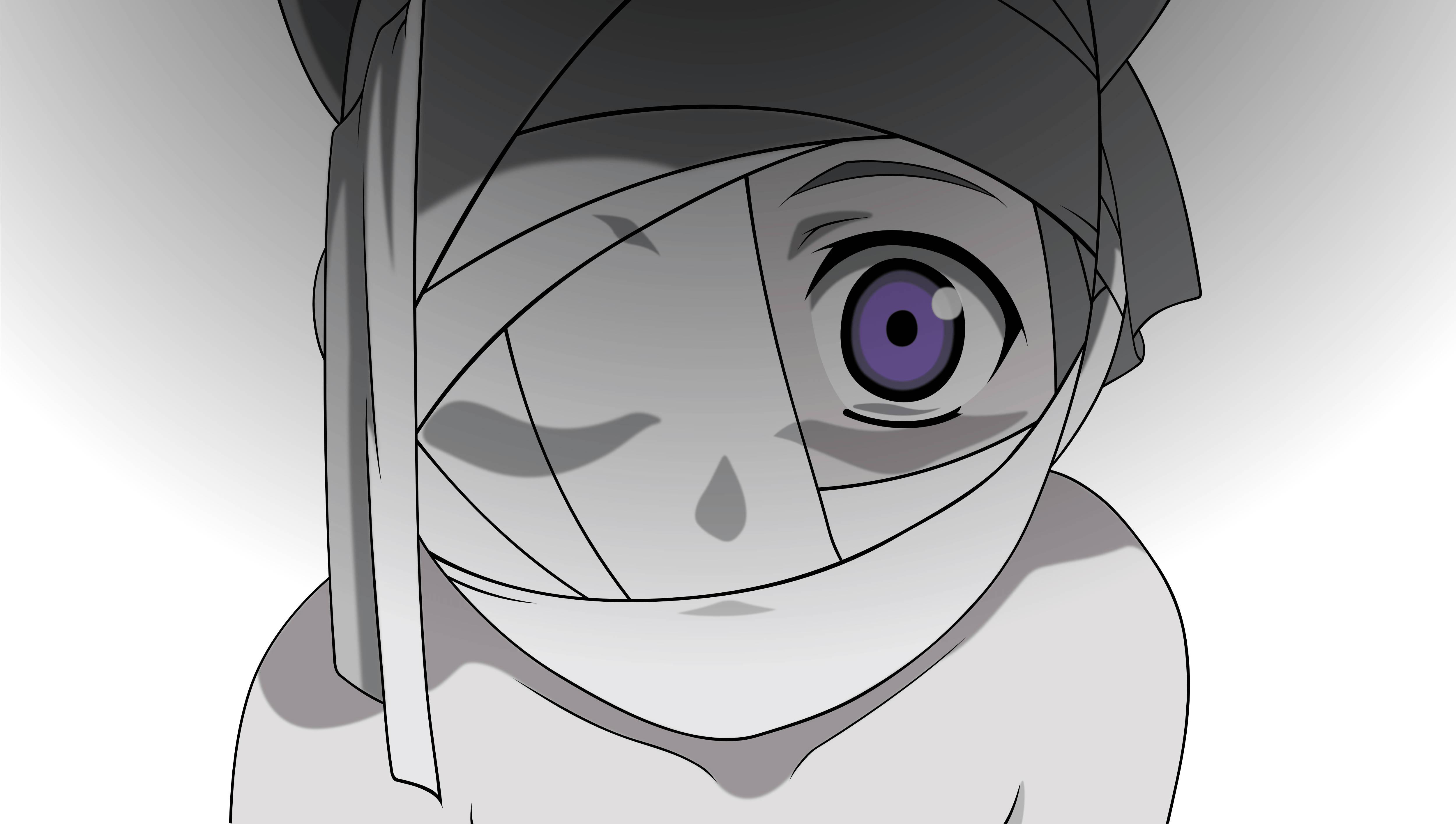 Anime Boy With Head Bandages Good PFP — 5000x2832 wallpaper