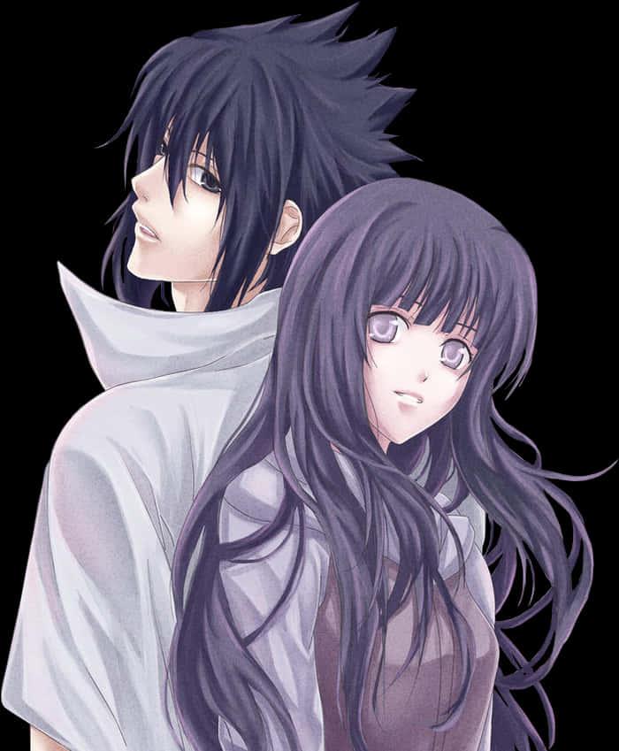 Anime Characters Backto Back — 700x849 wallpaper