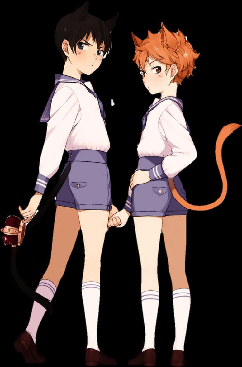 Anime Characterswith Animal Features — 777x1178 wallpaper