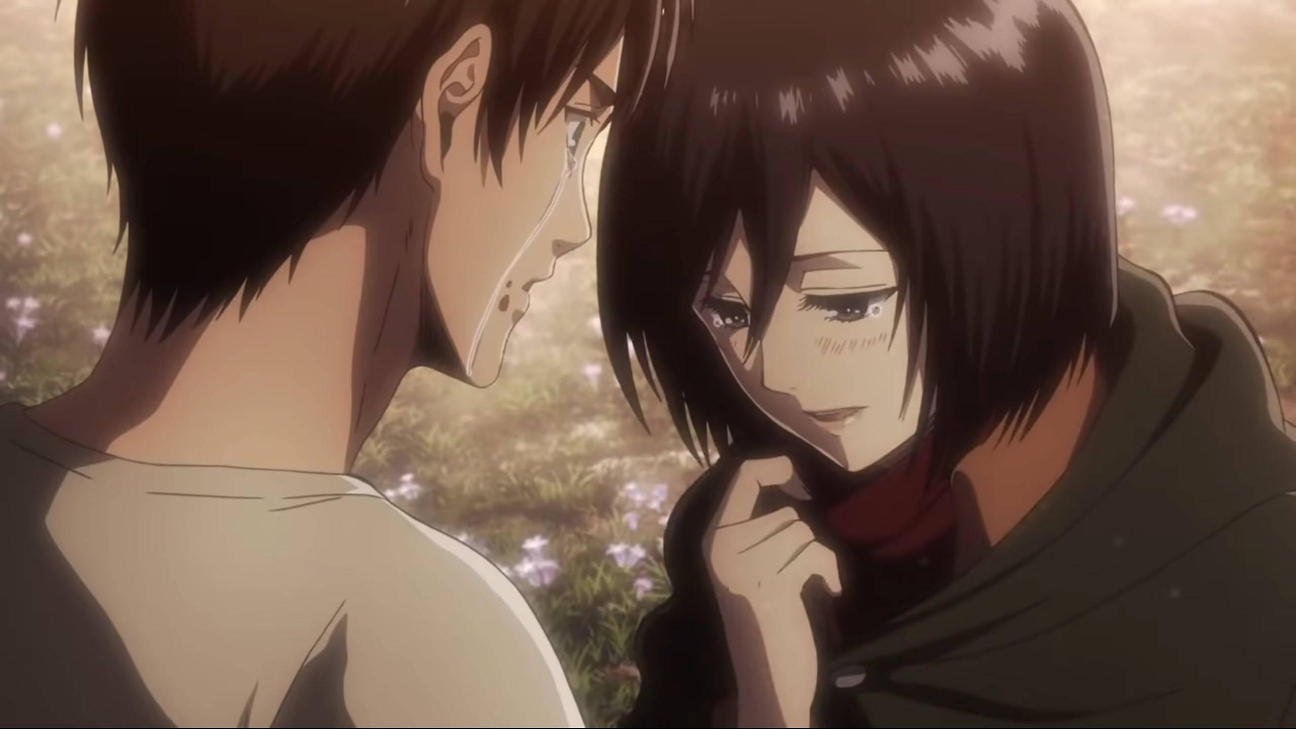 Anime Couple Attack On Titan — 2560x1441 wallpaper