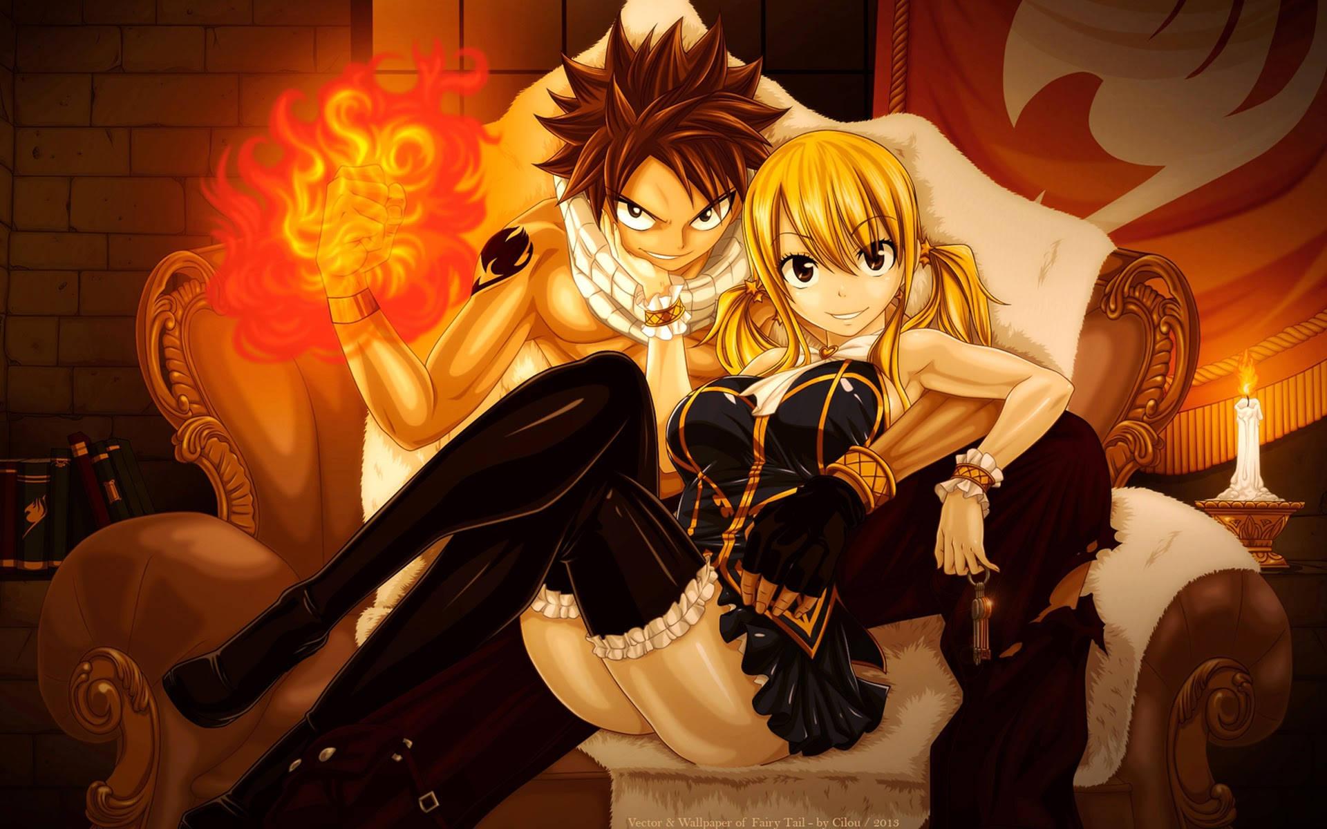 Anime Couple Fairy Tail — 1920x1200 wallpaper