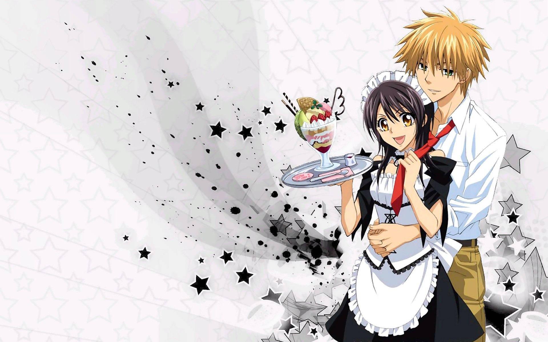 Anime Couple Maid Sama — 1920x1200 wallpaper