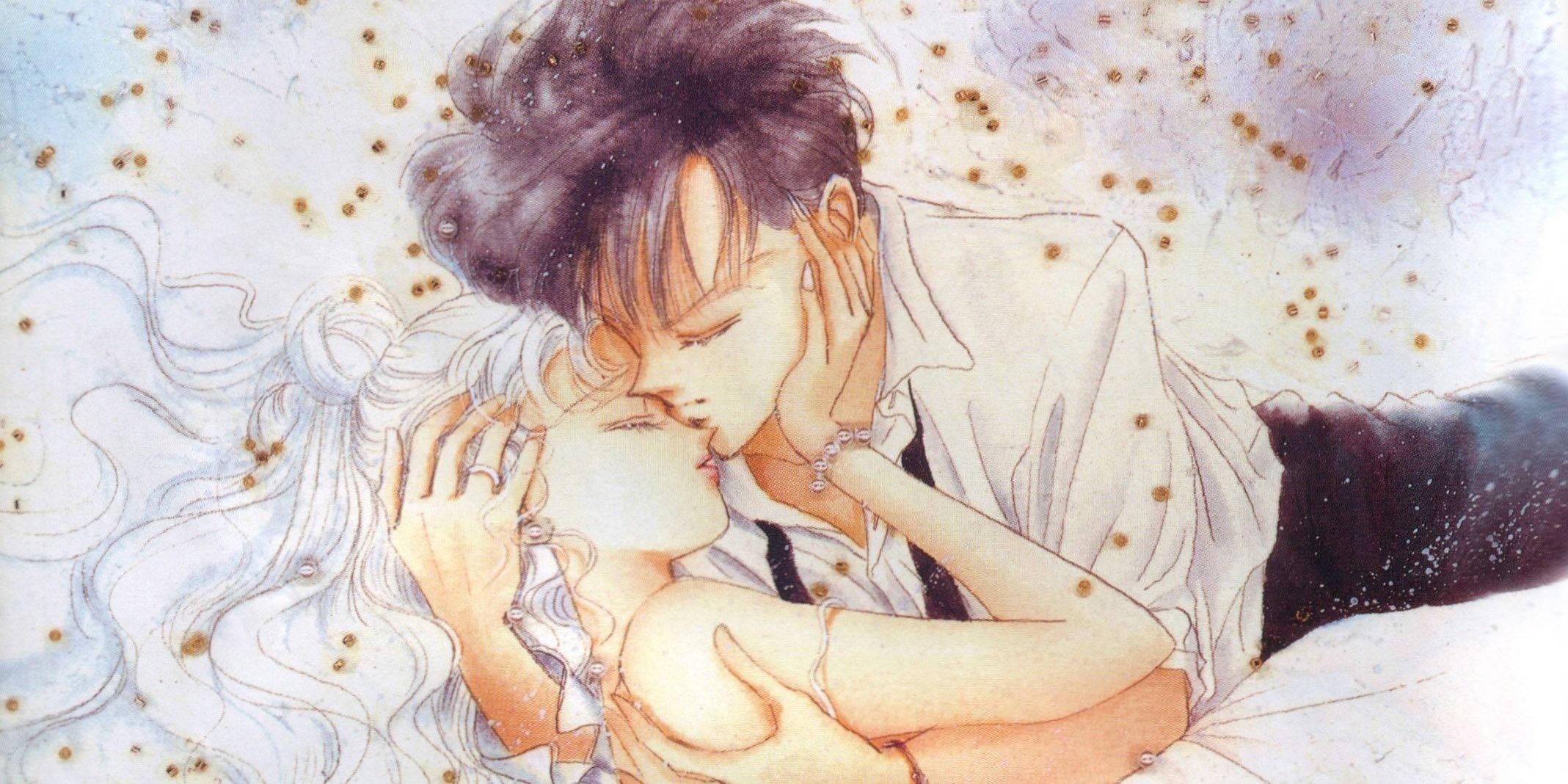 Anime Couple Sailor Moon — 2137x1068 wallpaper