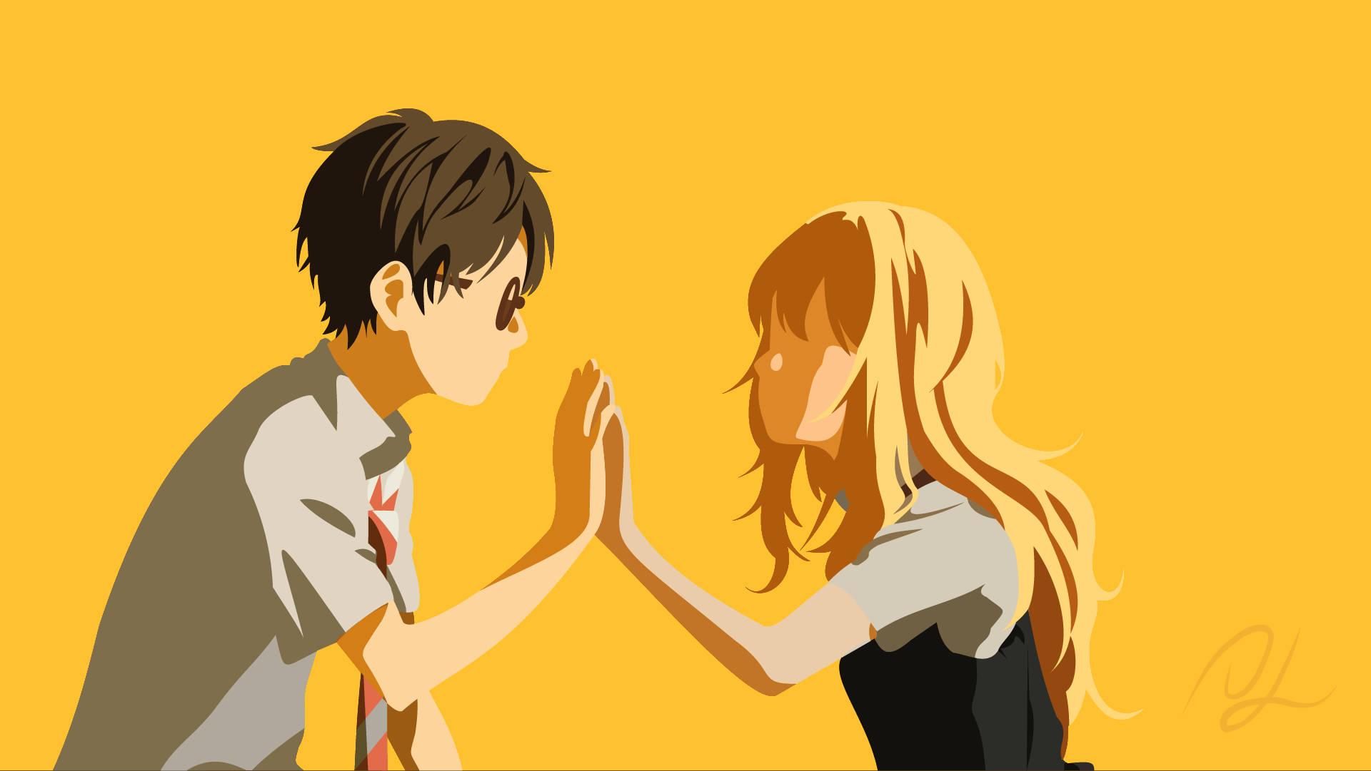 Anime Couple Your Lie In April — 1920x1081 wallpaper