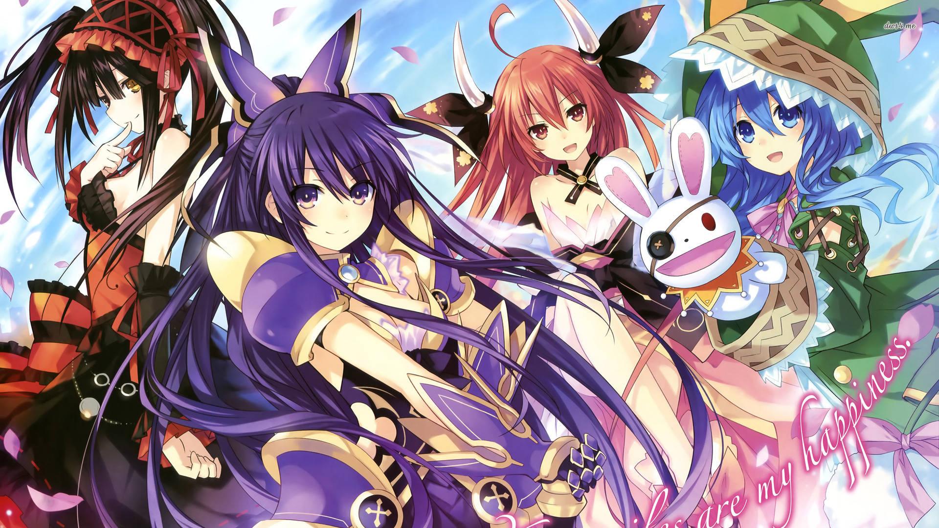 Anime Date A Live Girls — 1920x1080 wallpaper