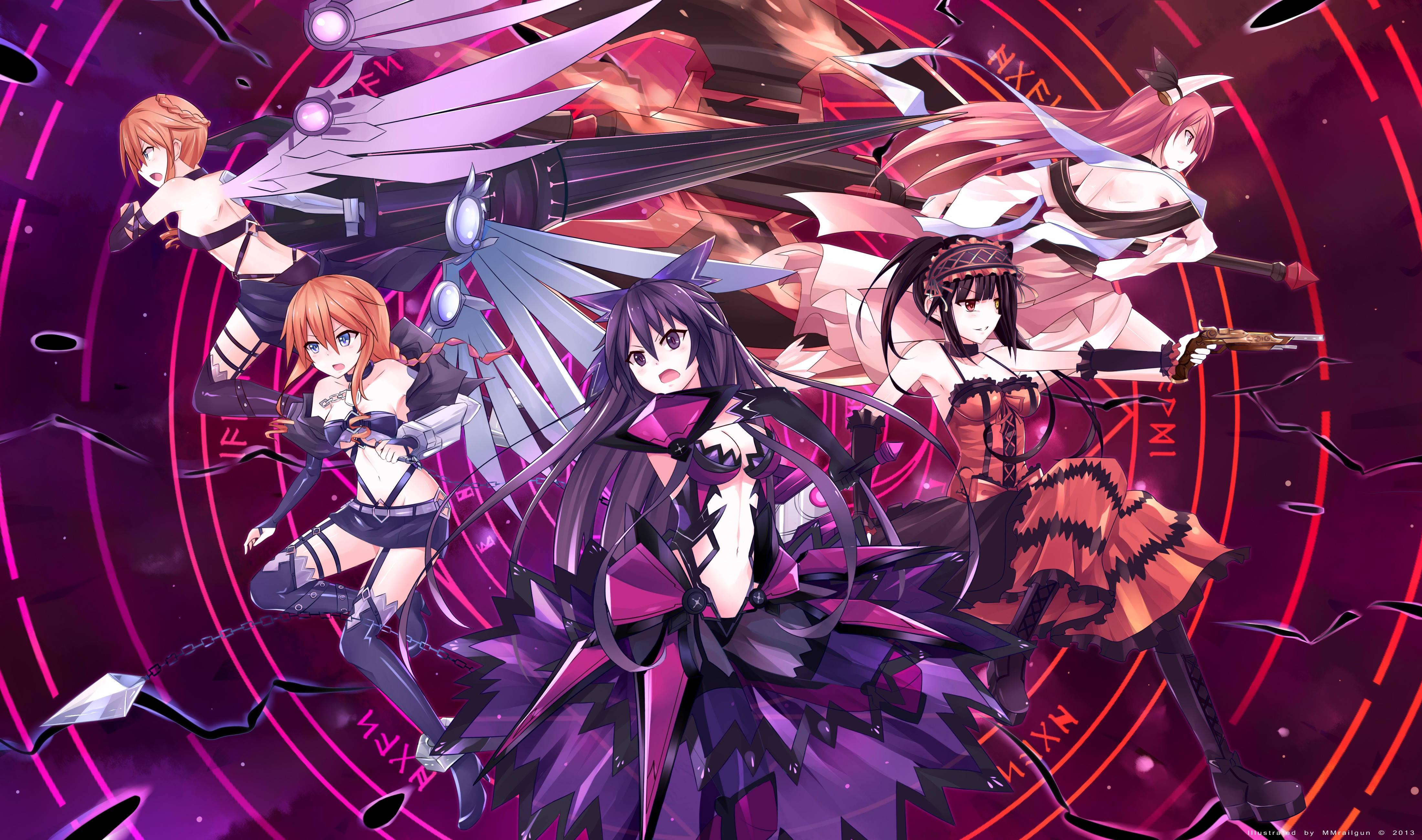 Anime Date A Live Heroines — 4400x2600 wallpaper