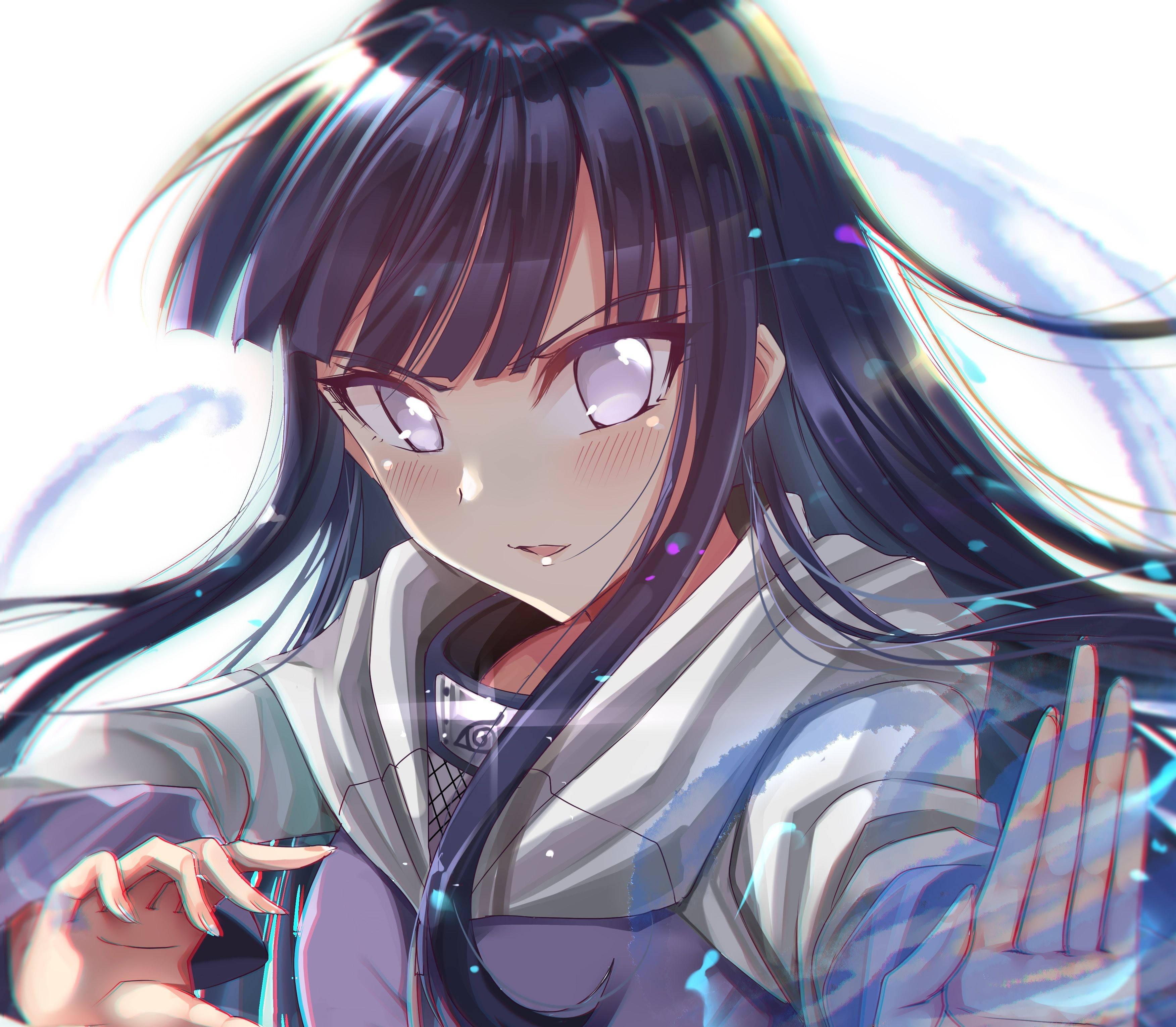 Anime Girl Hinata Hyuga — 3504x3060 wallpaper