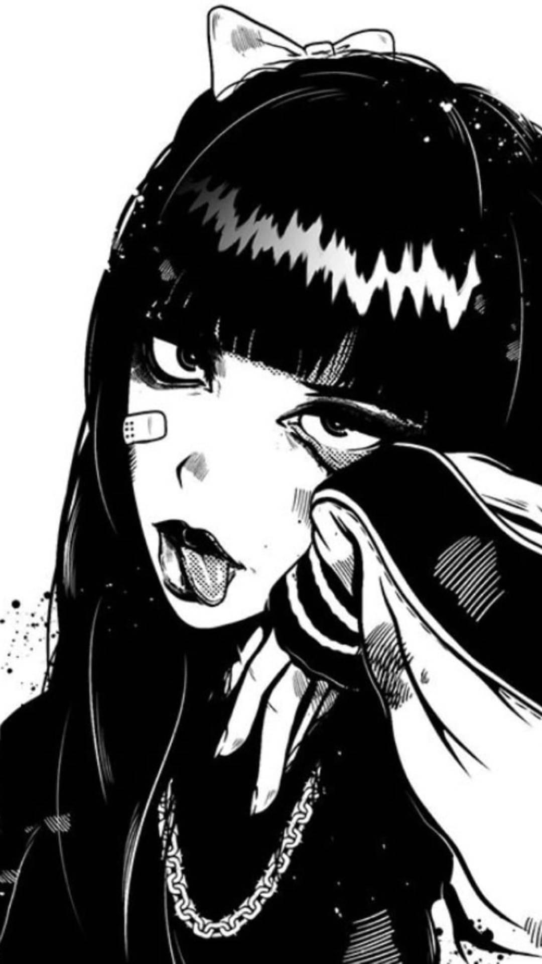 Anime Goth Girl Instagram Profile — 1080x1920 wallpaper