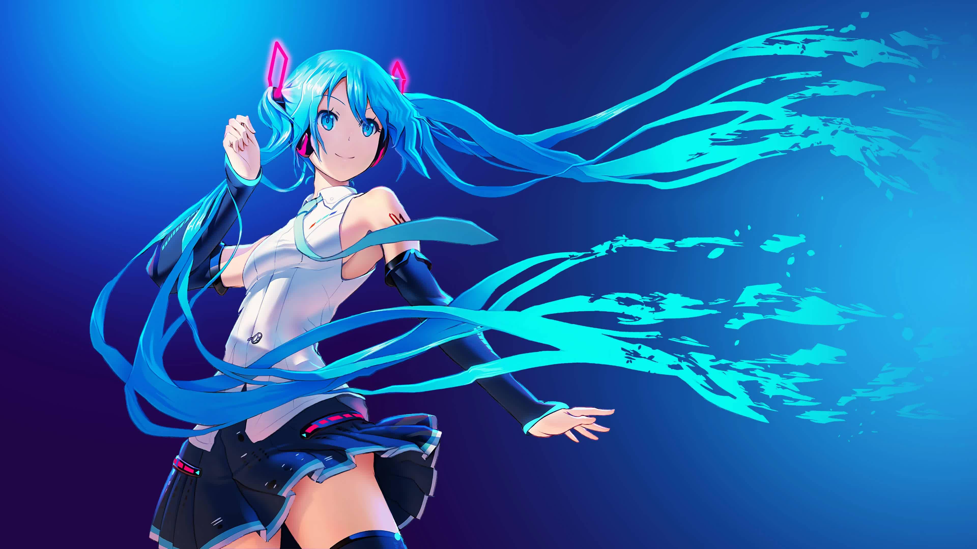 Anime Live Hatsune Miku — 3840x2160 wallpaper
