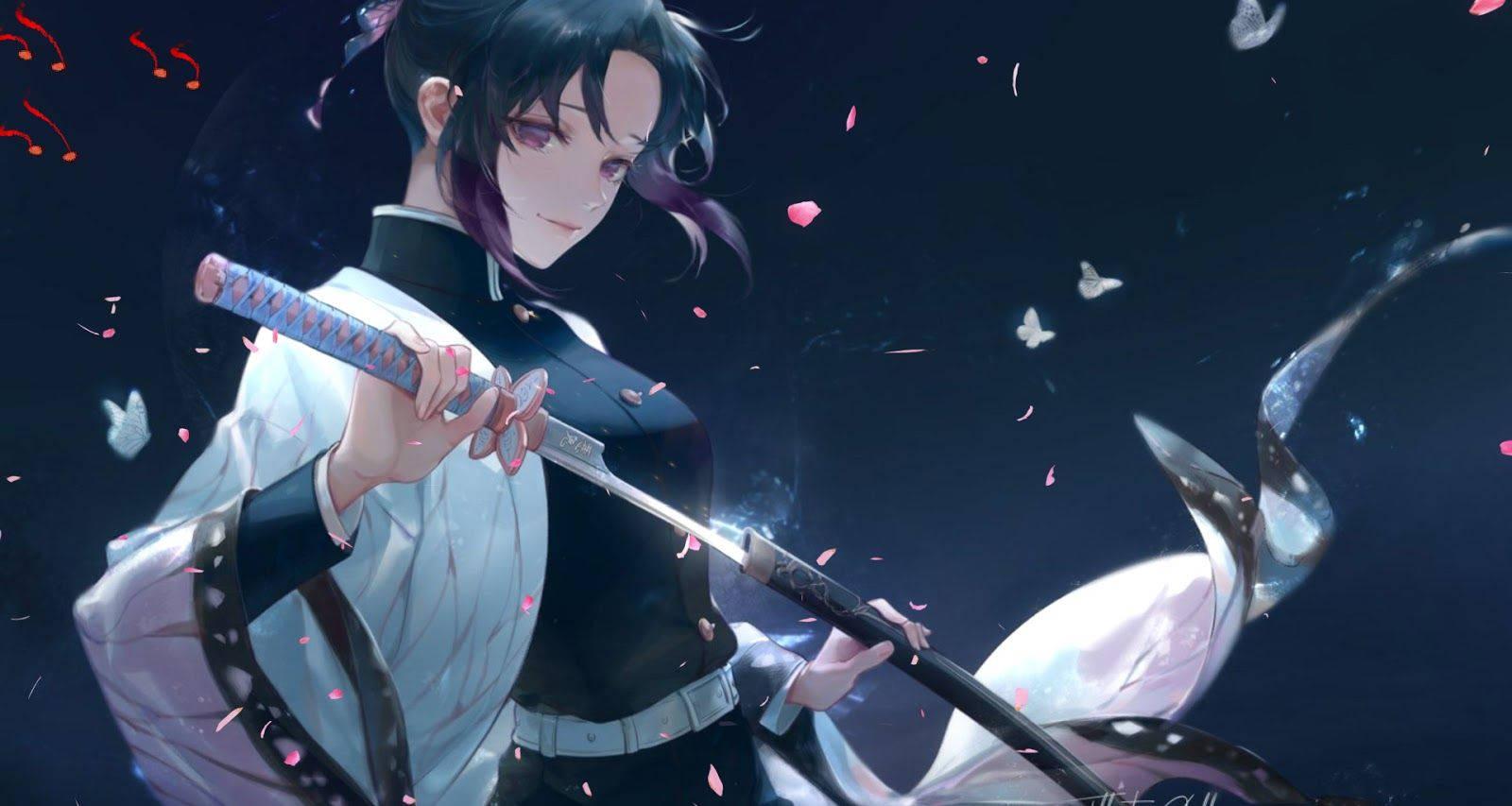 Anime Live Shinobu — 1600x853 wallpaper