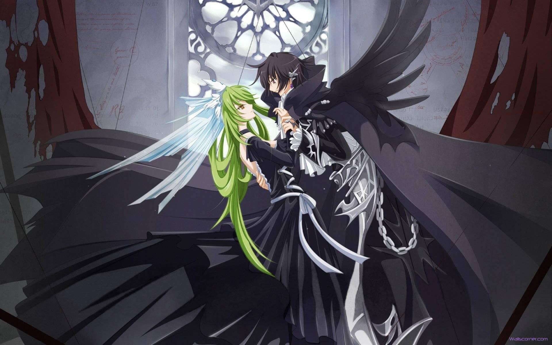 Anime Love CC & Lelouch — 1920x1200 wallpaper
