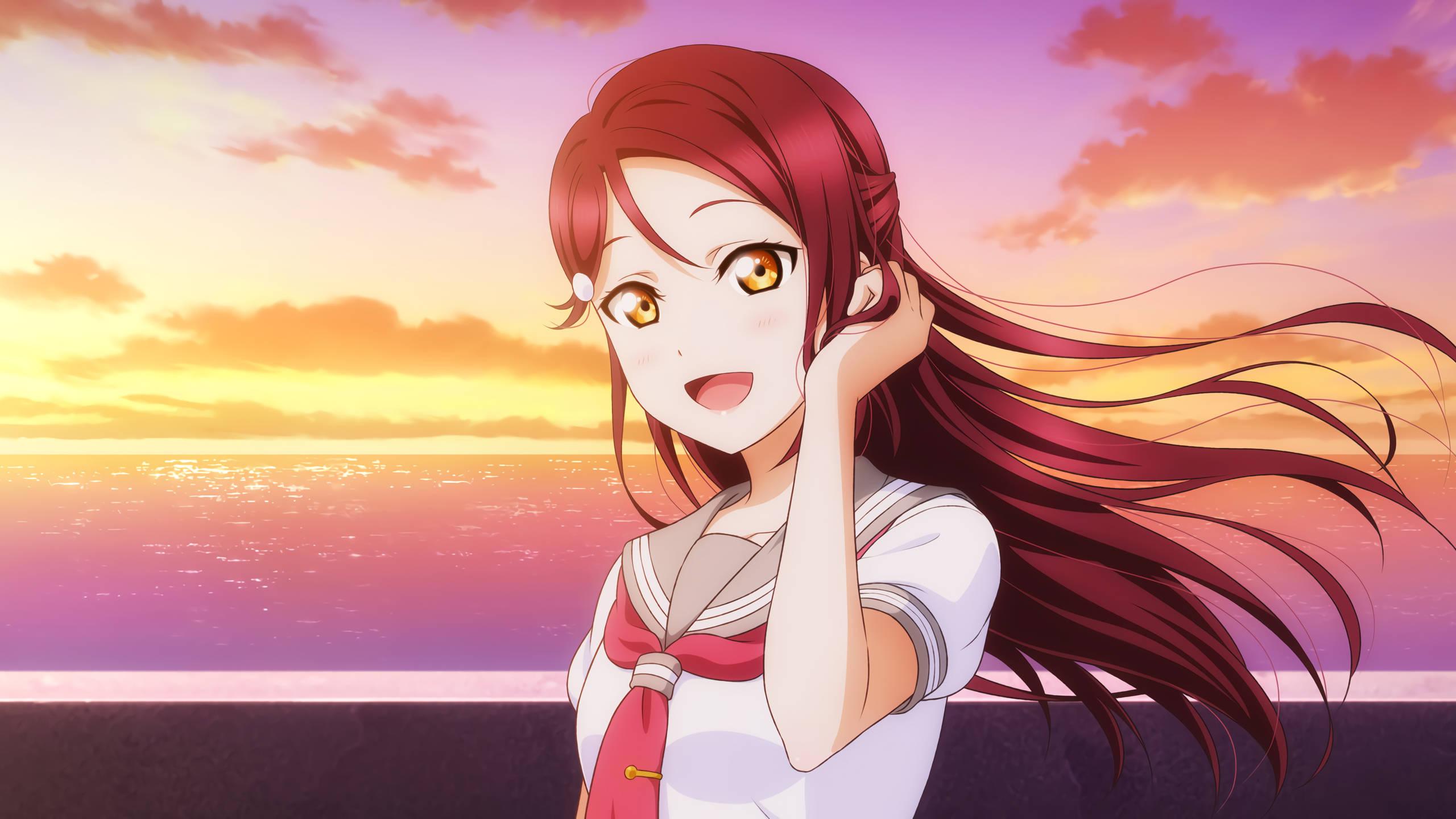 Anime Love Live Umi — 2560x1440 wallpaper