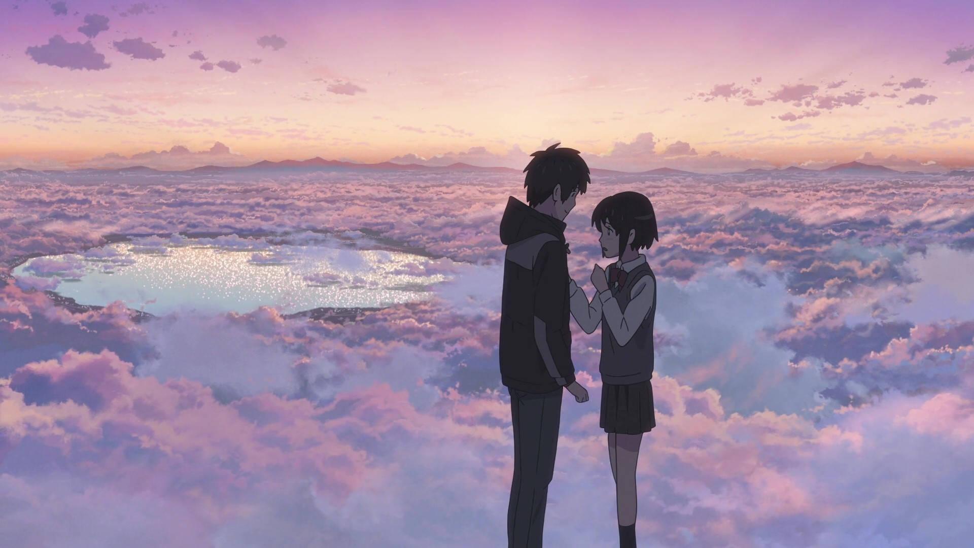 Anime Love Taki & Mitsuha — 1920x1080 wallpaper