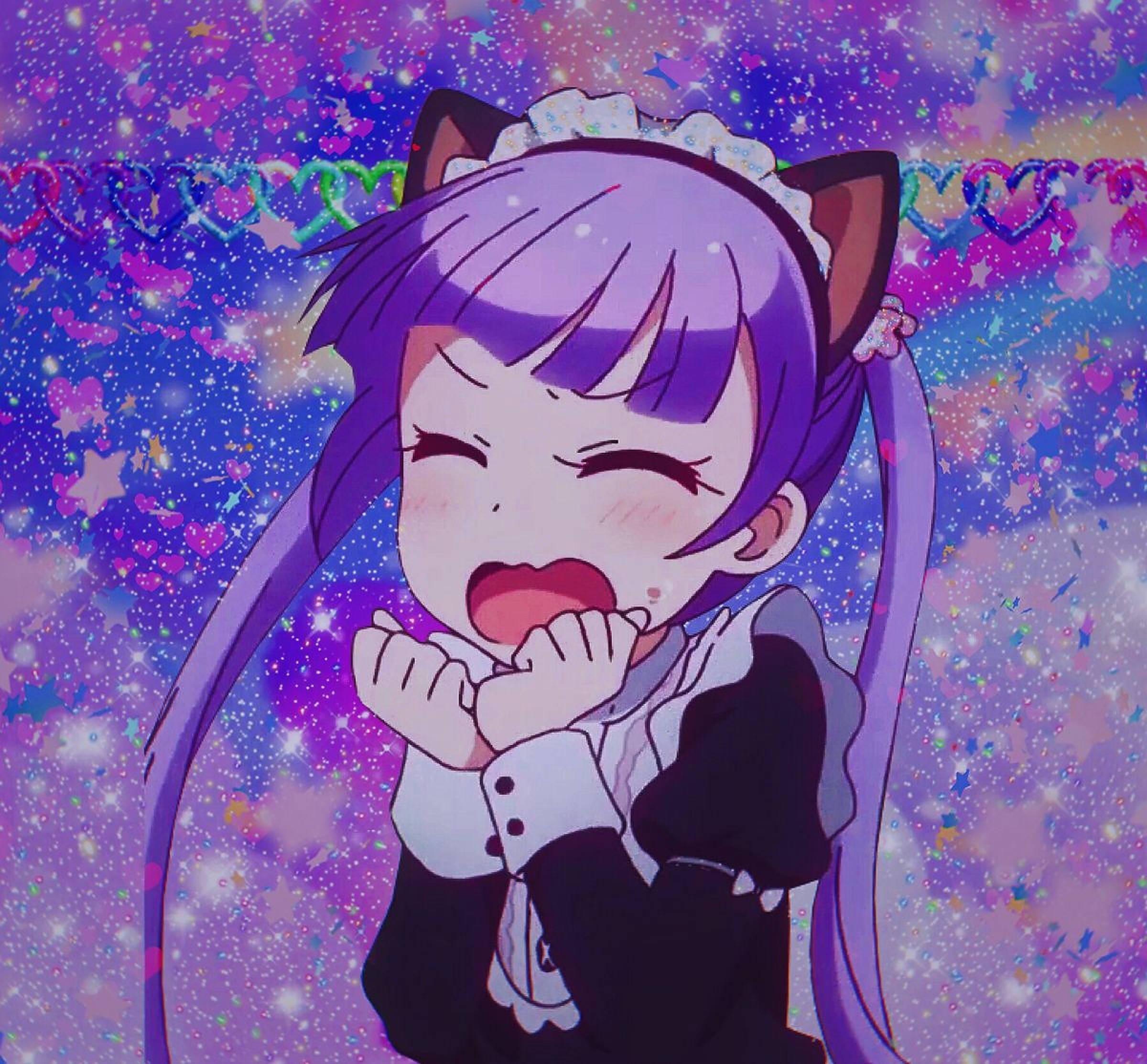 Anime PFP Scared Maid — 2400x2228 wallpaper
