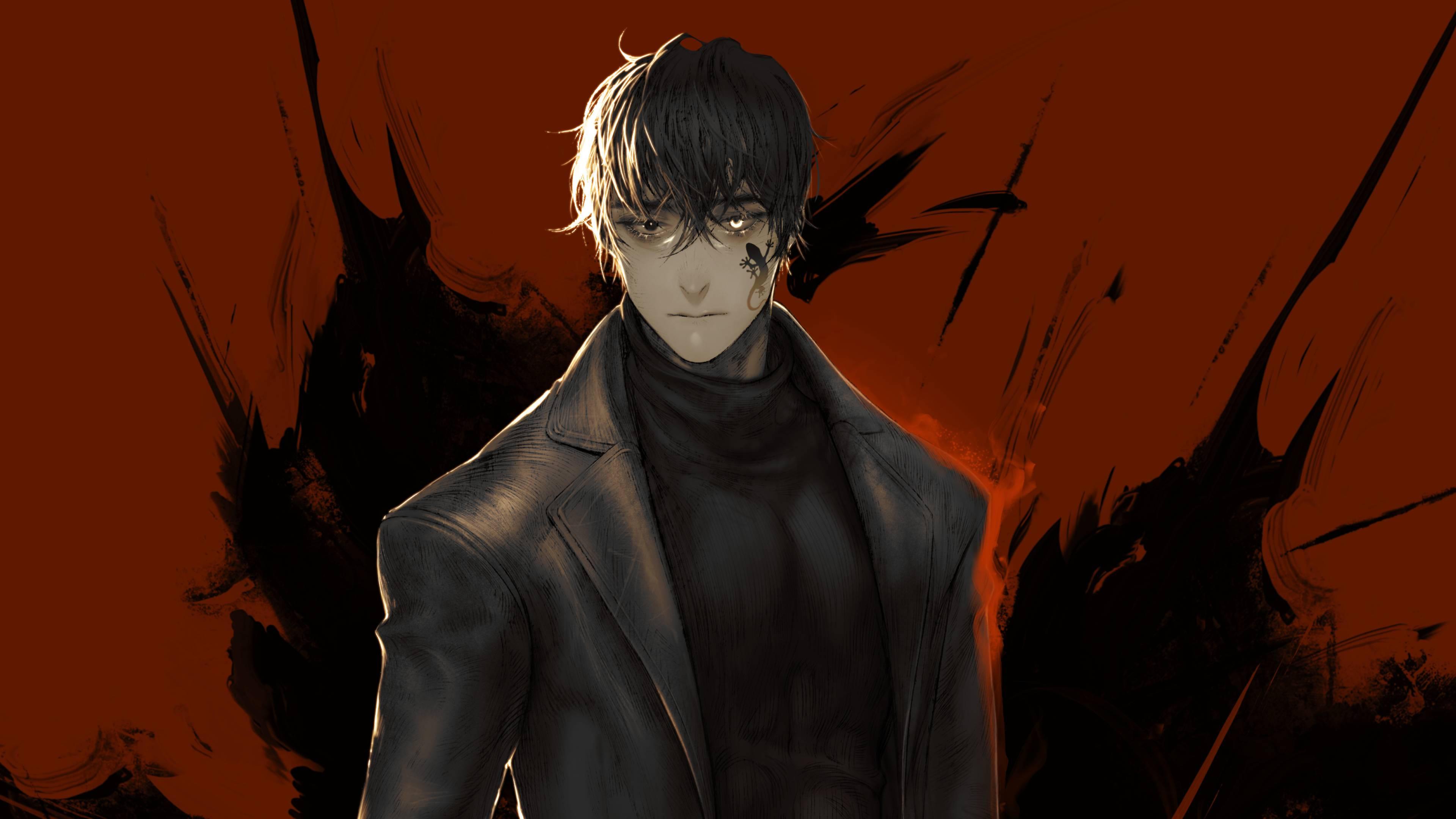 Anime Sad Boy — 3840x2160 wallpaper