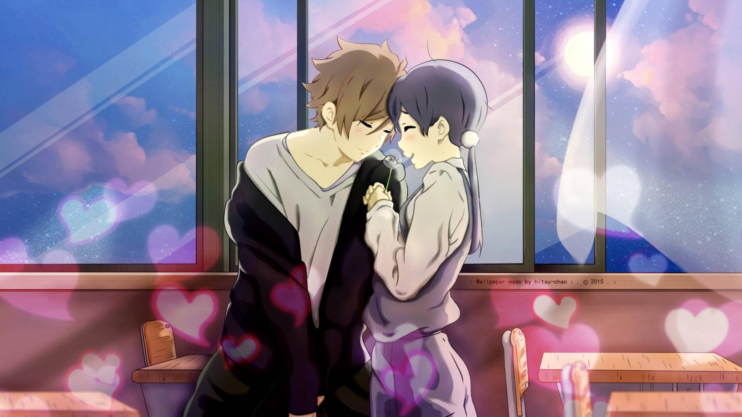 Anime Tamako Love Story — 2560x1440 wallpaper