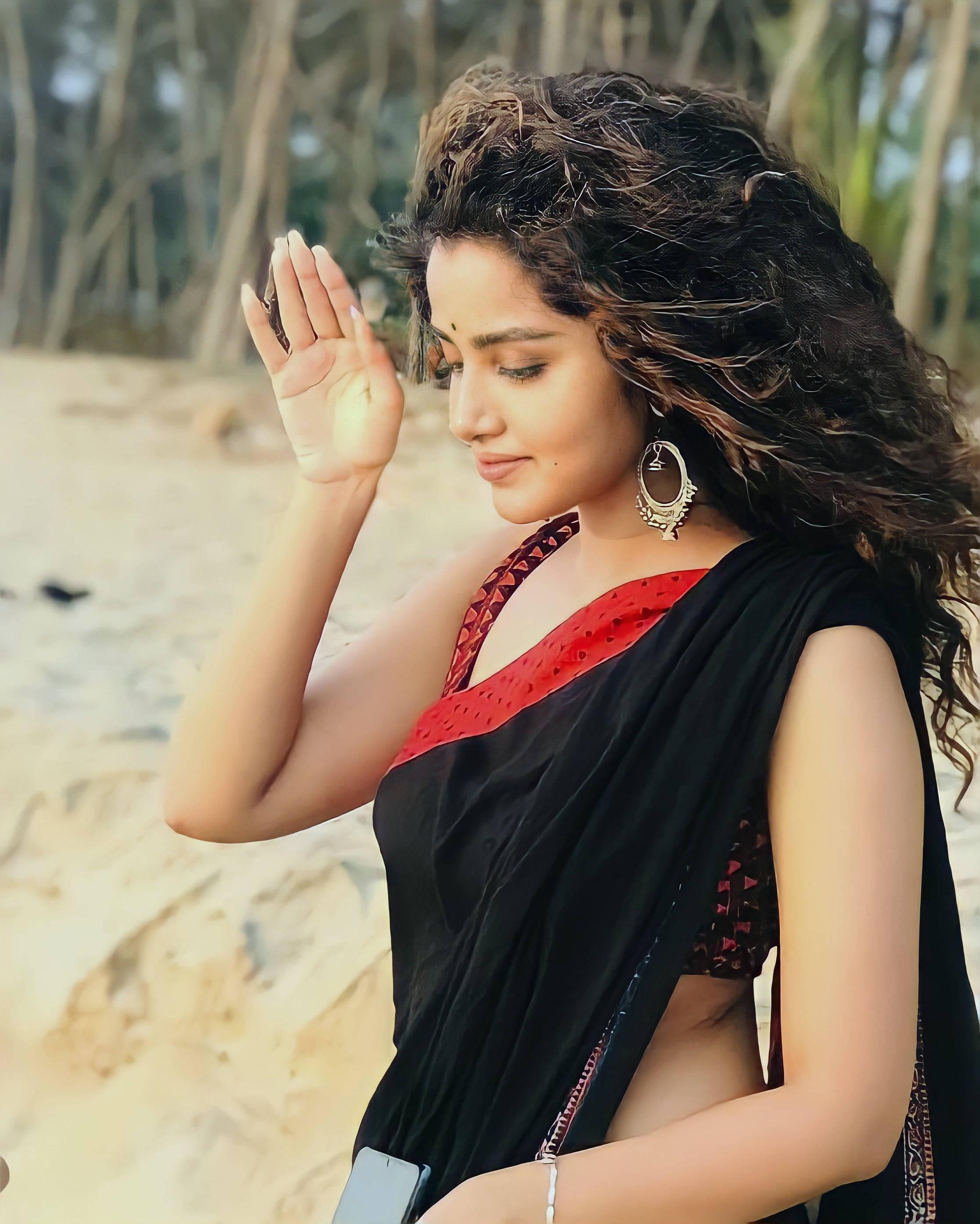 Anupama Parameswara At The Beach — 2232x2788 wallpaper