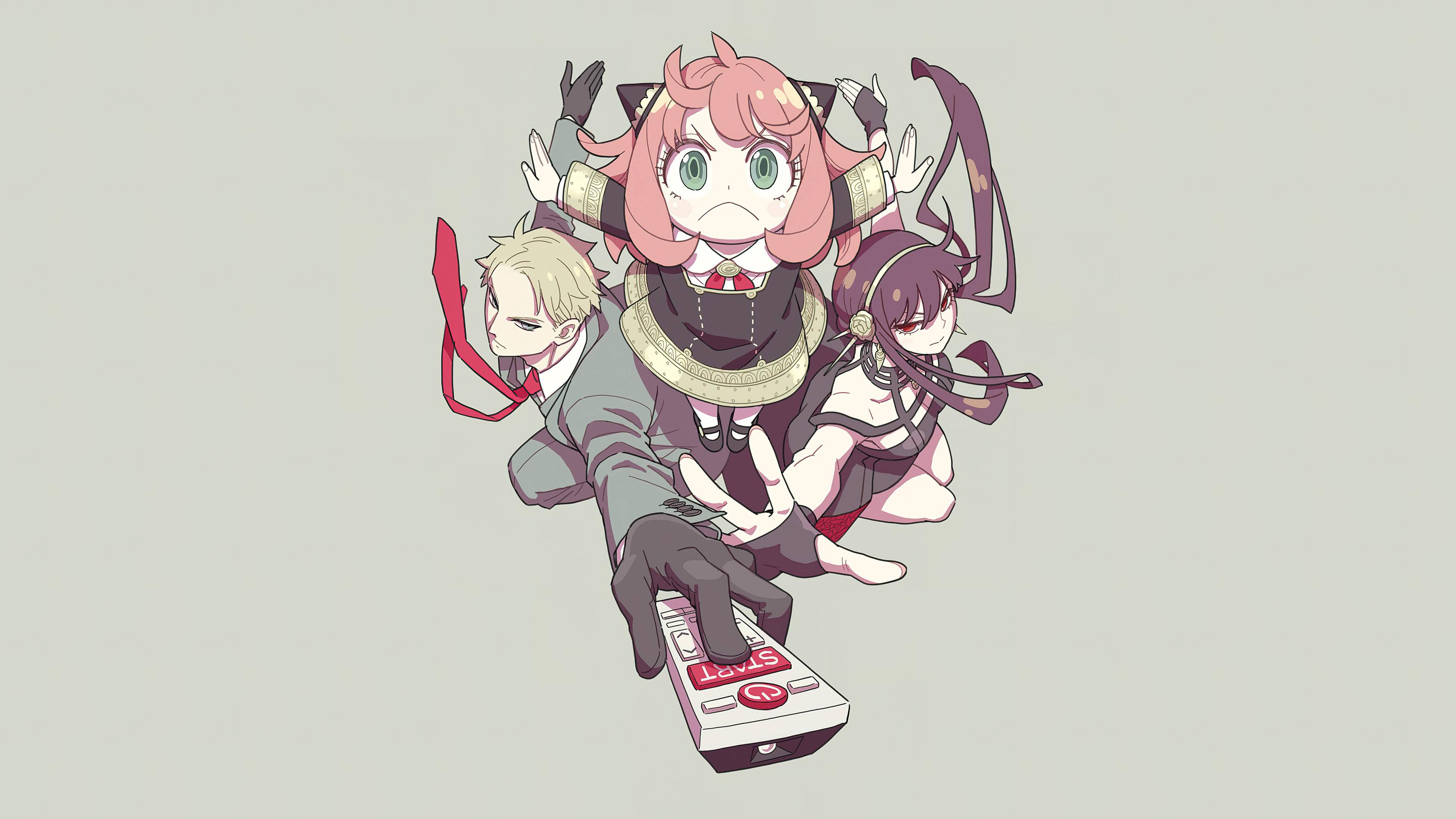 Anya Forger Spy X Family Pose — 3840x2160 wallpaper