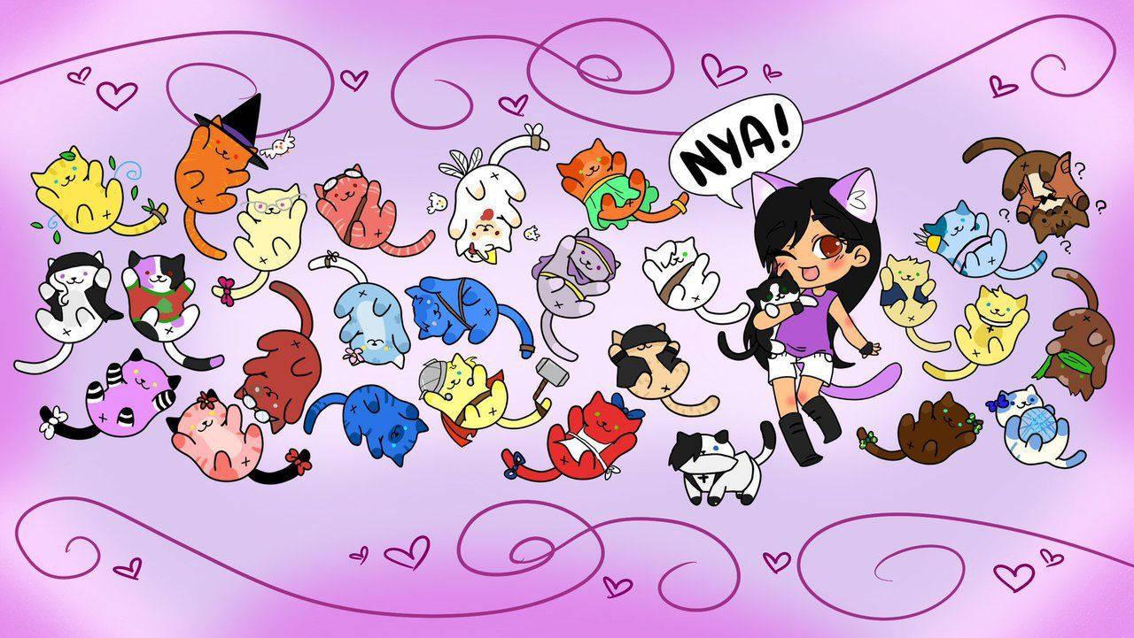 Aphmau And Her Cats — 1280x721 wallpaper
