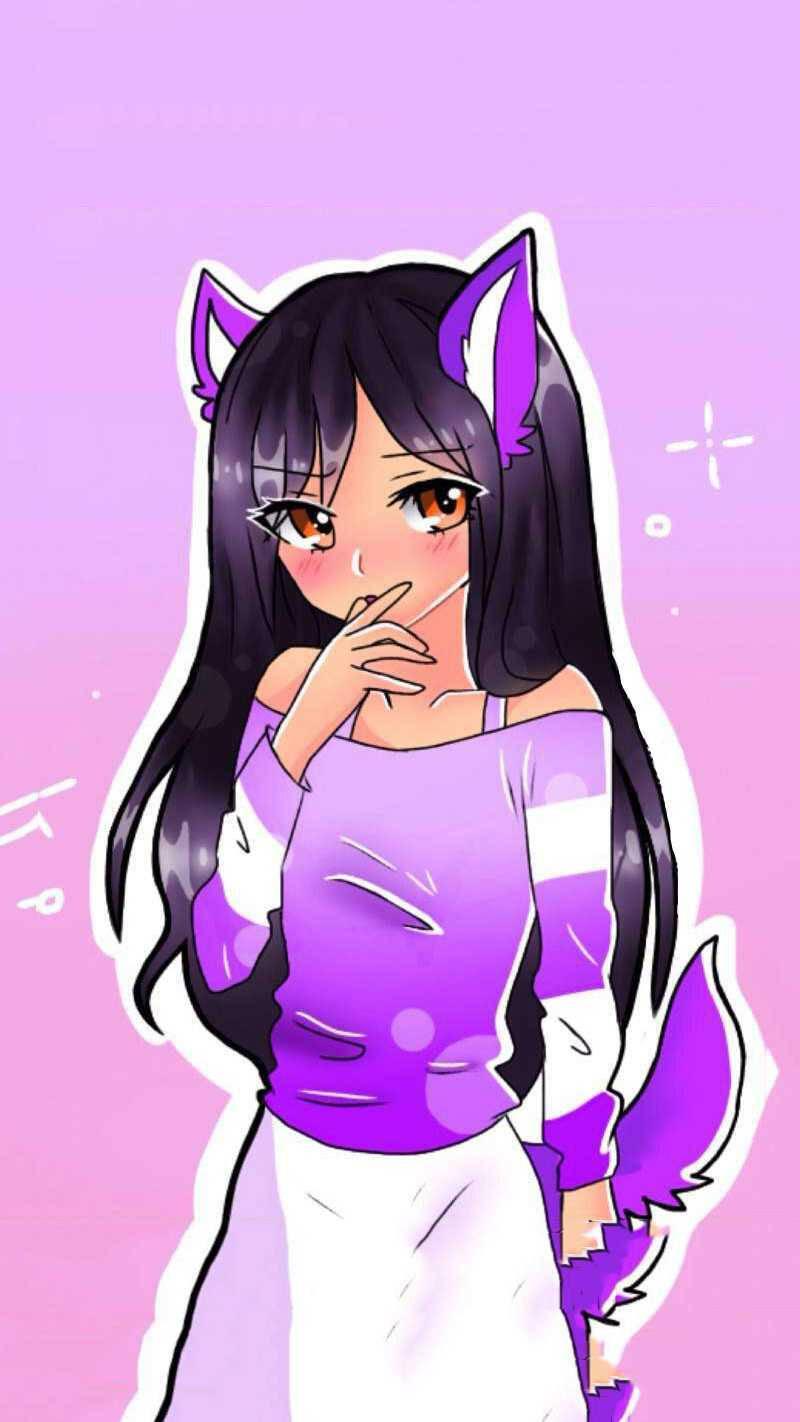Aphmau Is Shy — 800x1422 wallpaper