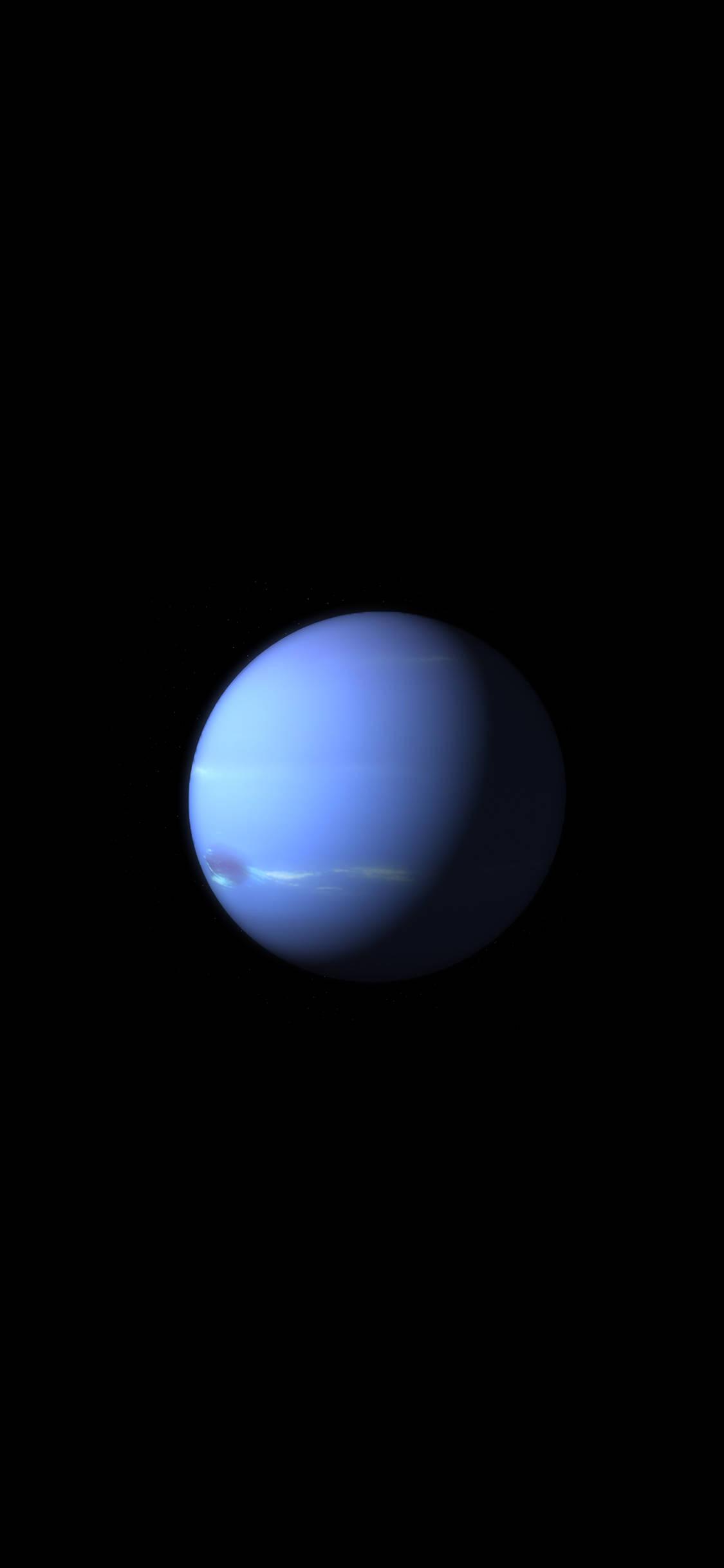 Apple iPhone Default Blue Planet — 1125x2436 wallpaper