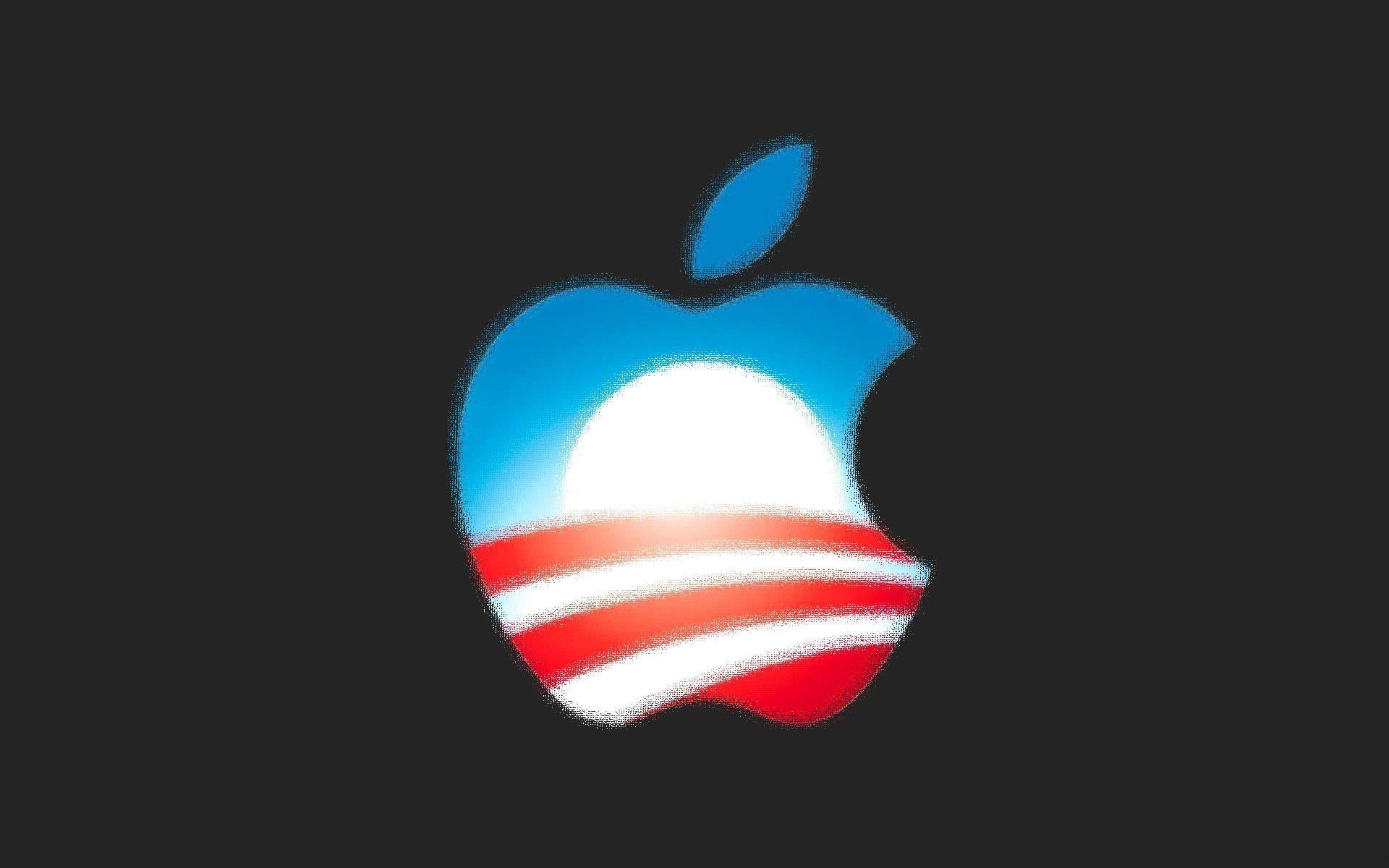 Apple Logo Bright Sun — 1920x1200 wallpaper