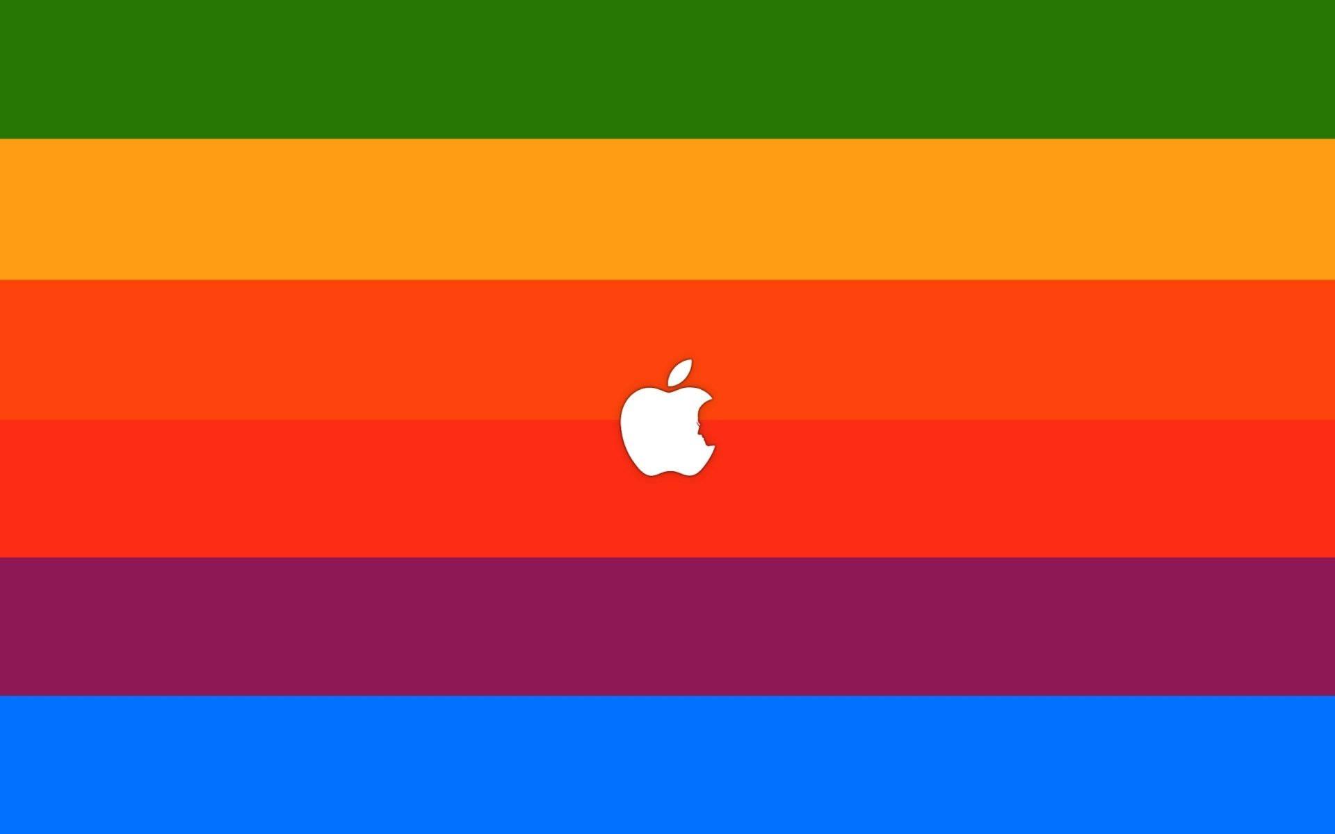 Apple Logo Steve Jobs Silhouette — 1920x1200 wallpaper