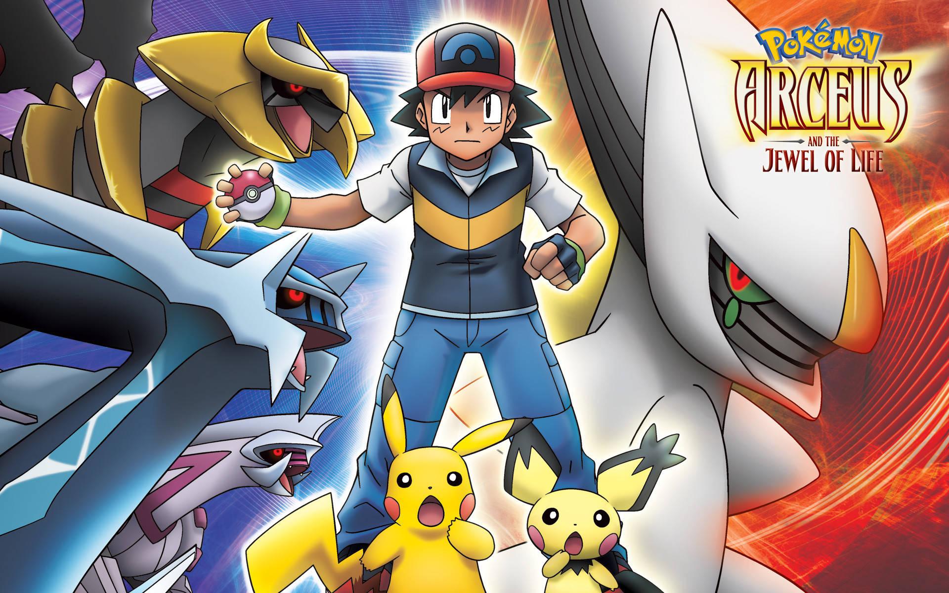 Arceus stands as the Legendary Alpha Pokemon — 1920x1200 wallpaper