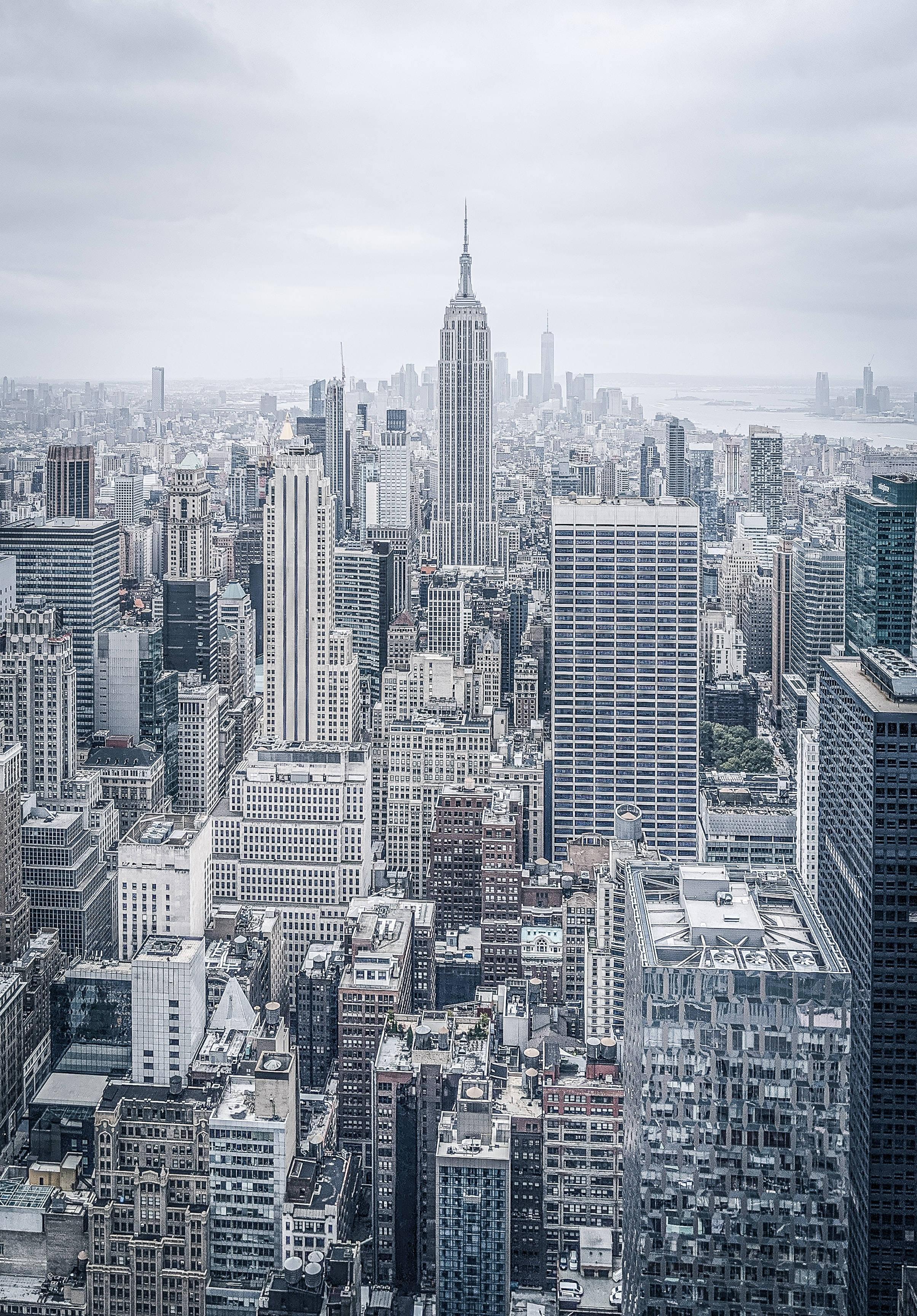 Architecture Of New York City Skyscrapers — 2409x3456 wallpaper