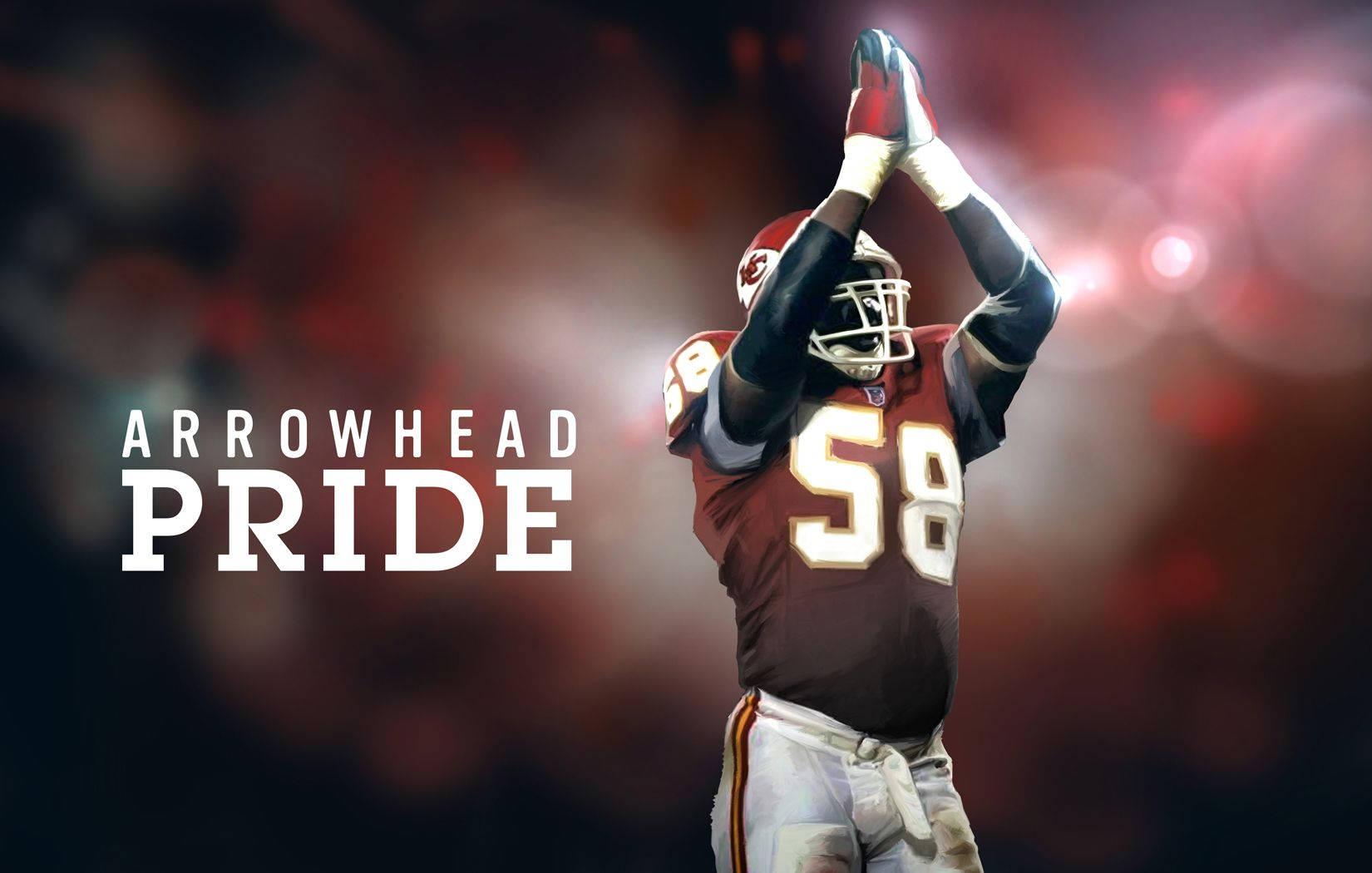 Arrowhead Pride No.58 KC Chiefs — 1650x1050 wallpaper