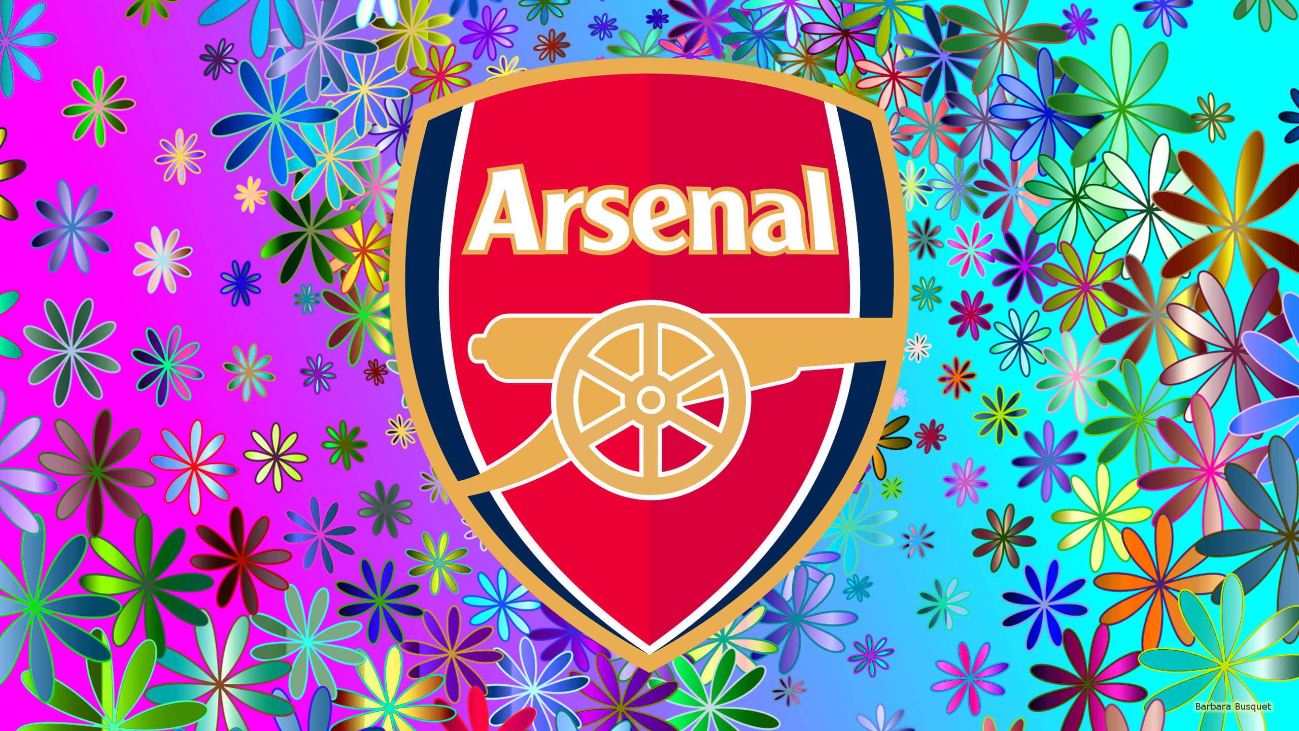 Arsenal Colorful Fan Art — 2560x1440 wallpaper