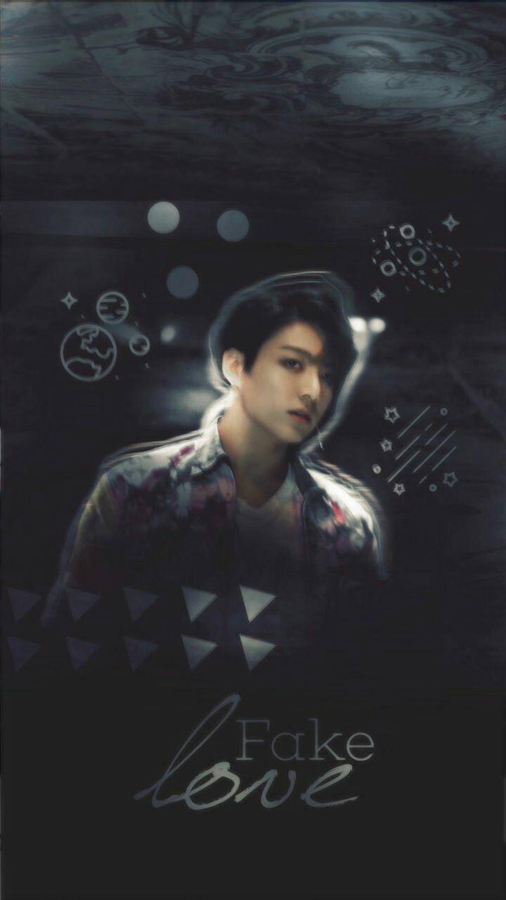 Artistic BTS JK Fake Love — 1000x1778 wallpaper