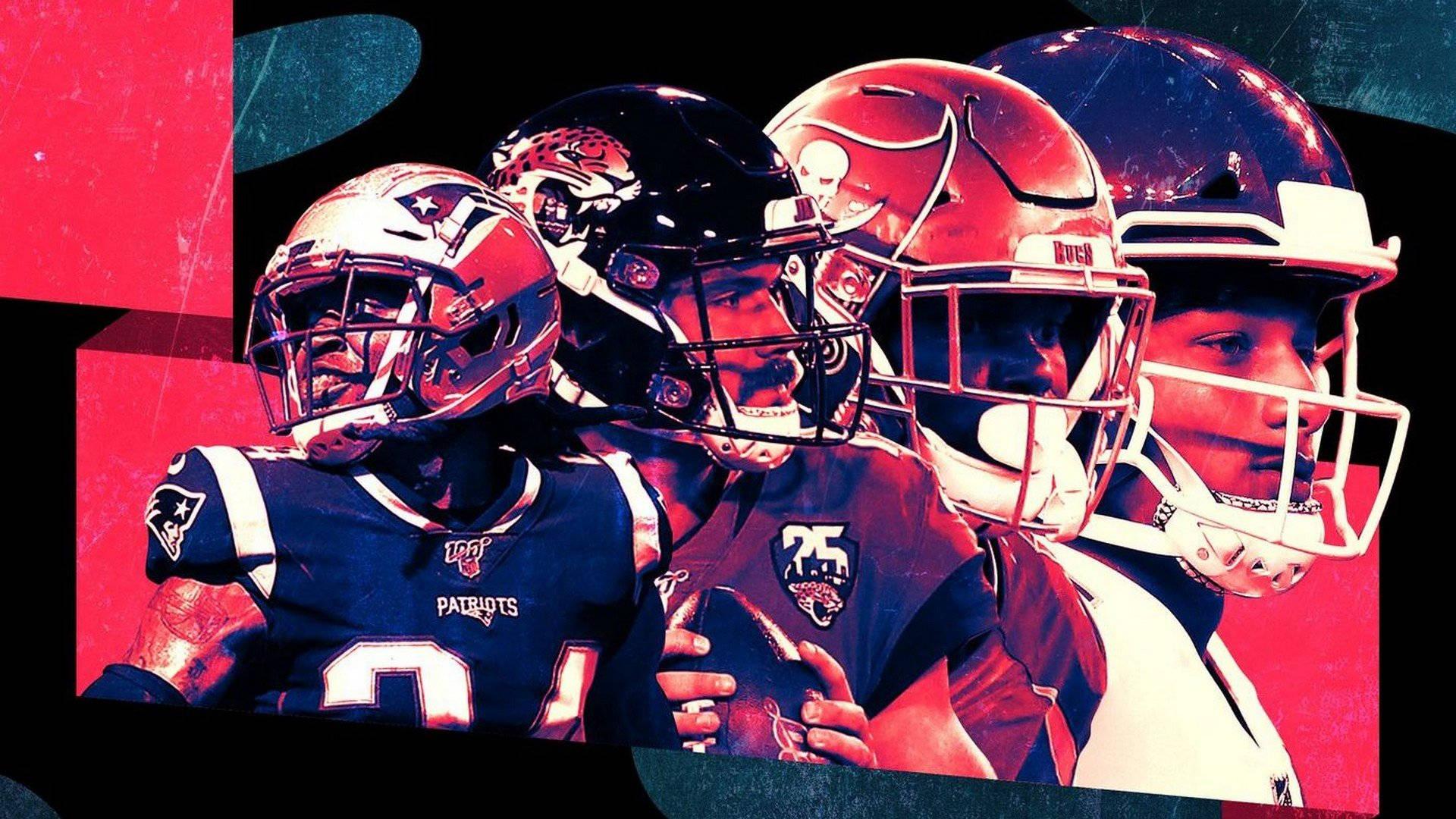 Artwork Of NFL Players — 1920x1080 wallpaper