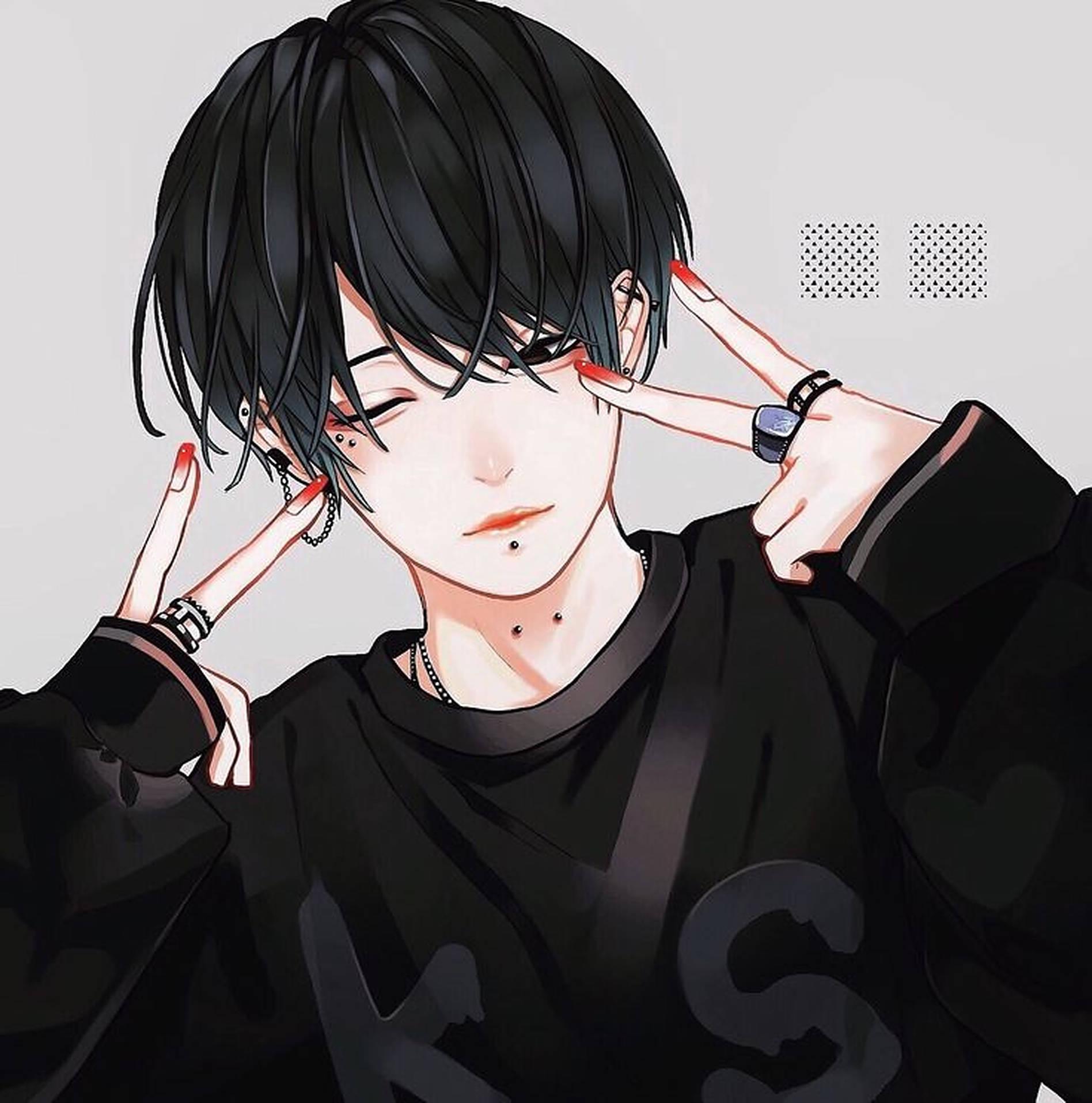 Asian Emo Boy PFP — 1896x1914 wallpaper