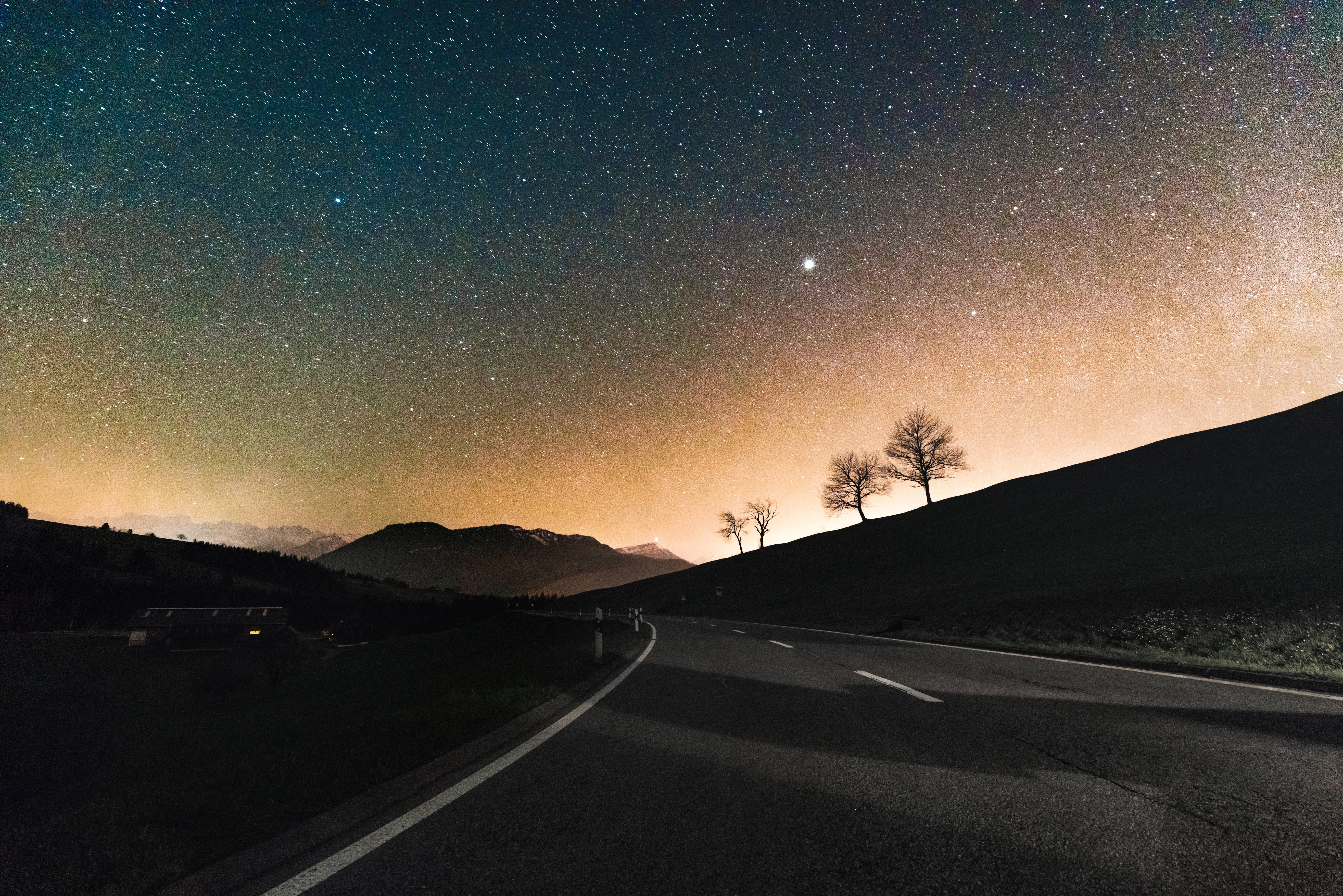 Asphalt Road With 4k Space — 7952x5304 wallpaper