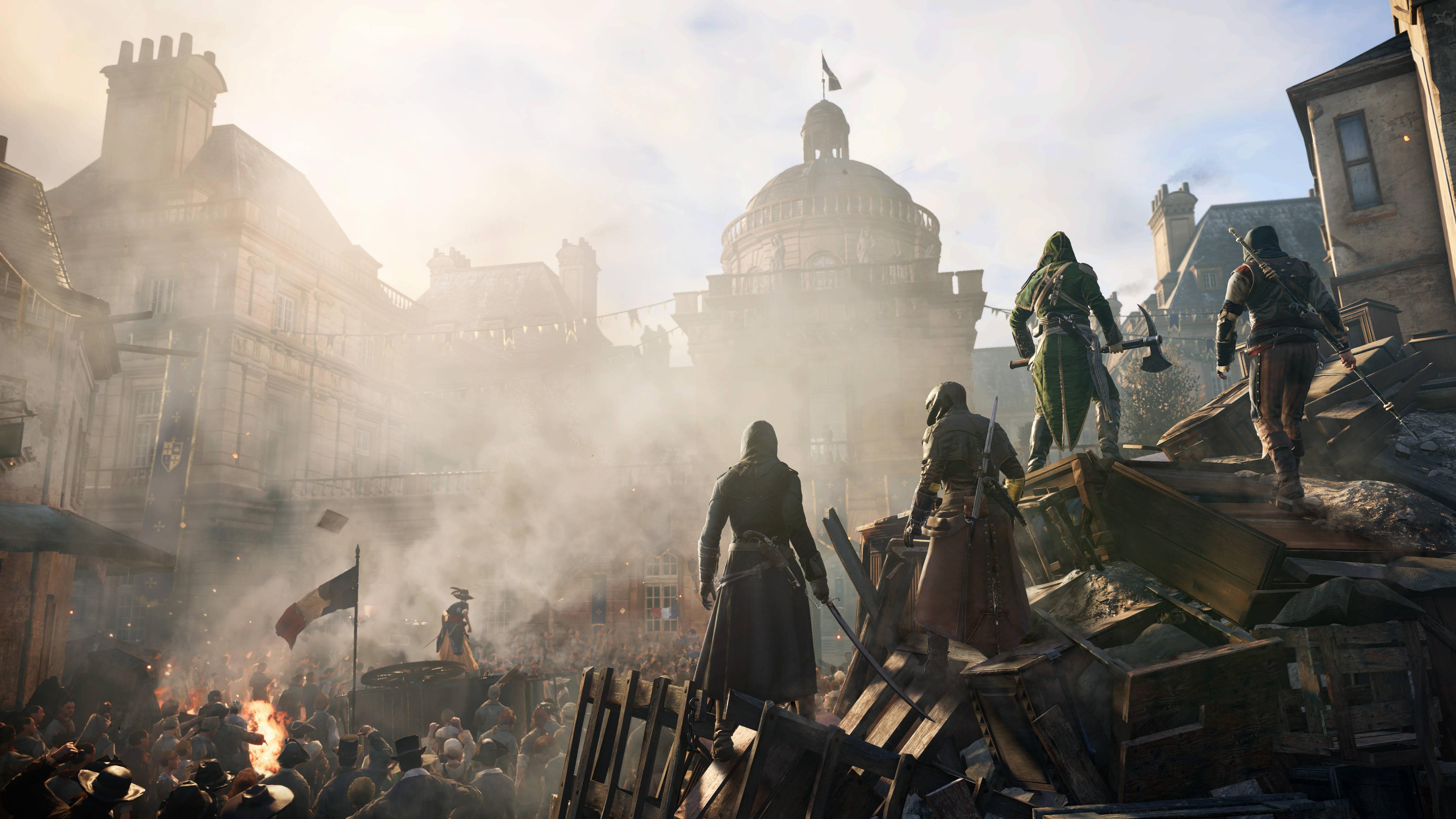 Assassin's Creed Unity Revolution 4k Gaming — 4480x2520 wallpaper