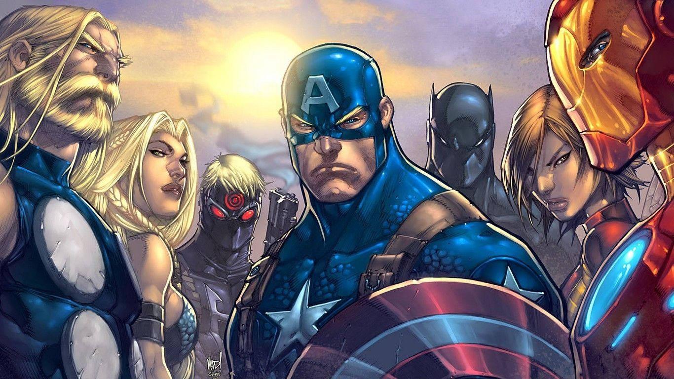 Assemble the Avengers to save the world! — 1366x768 wallpaper