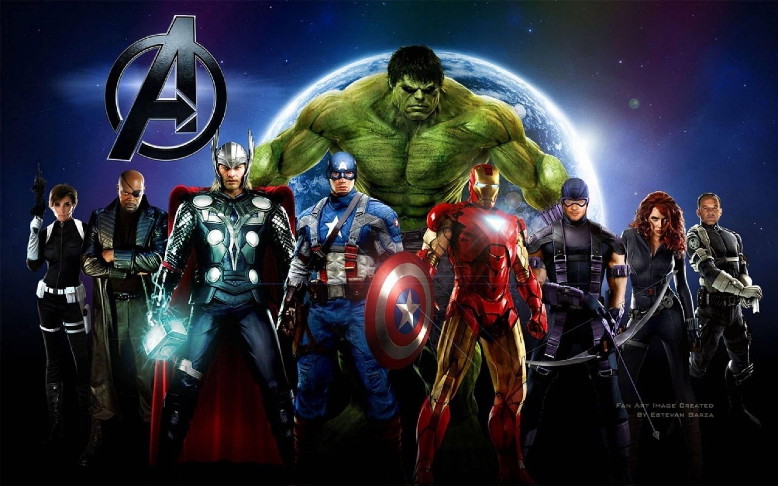Assemble your favorite Marvel Superheroes! — 2560x1600 wallpaper