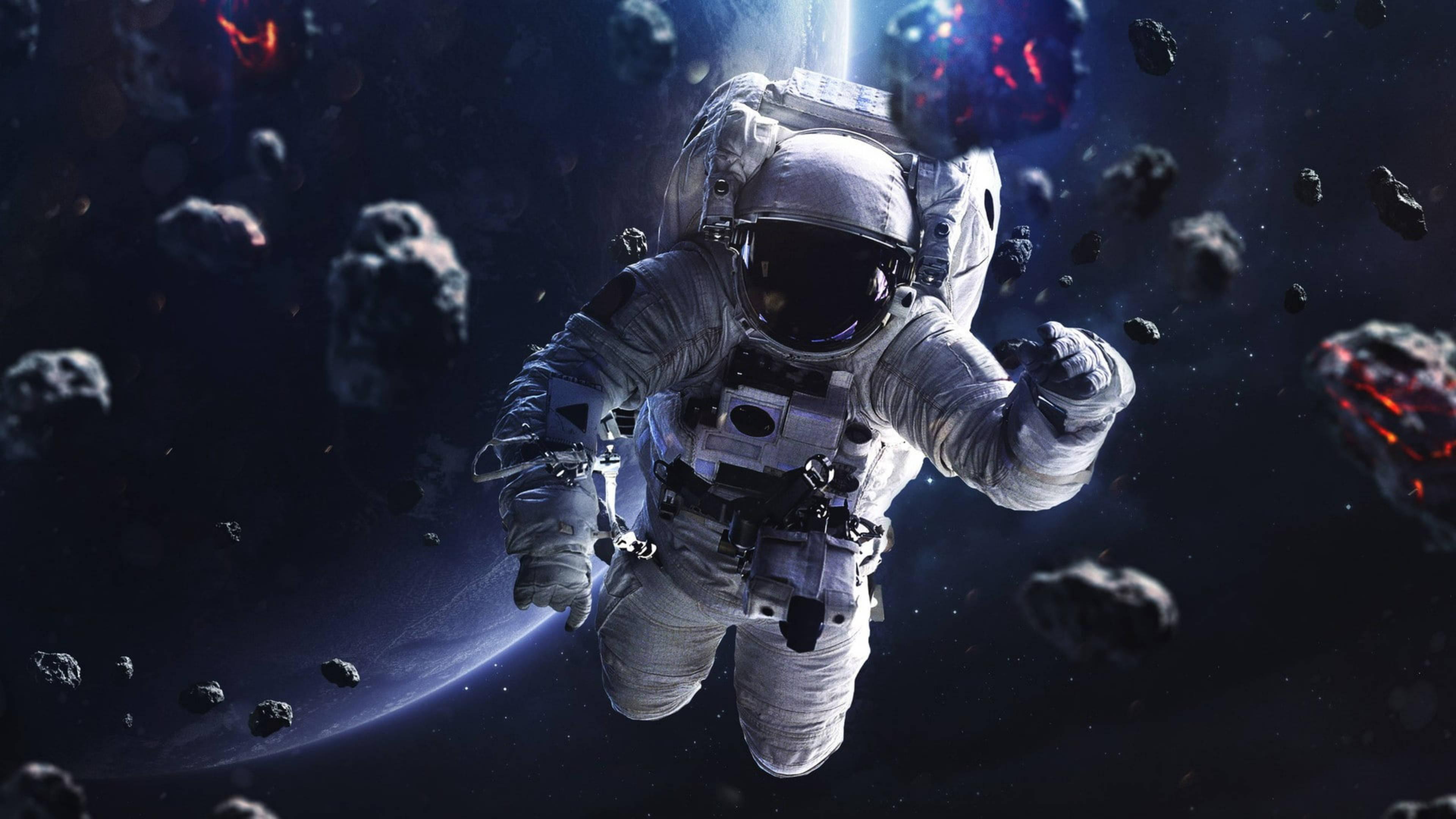 Astronaut 4k Space — 3840x2160 wallpaper