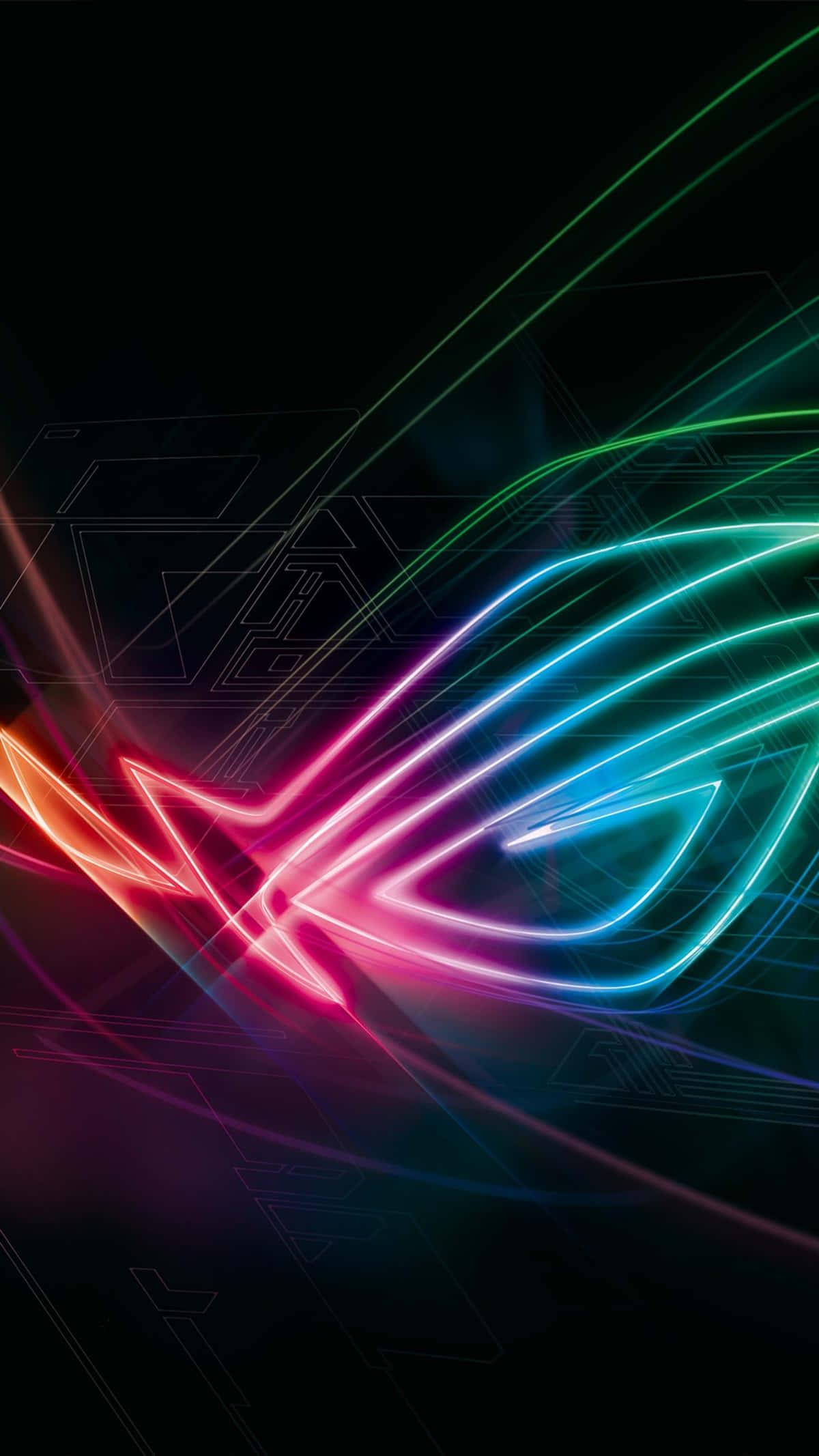 Asus ROG Logo Colorful 4k Phone — 1200x2133 wallpaper