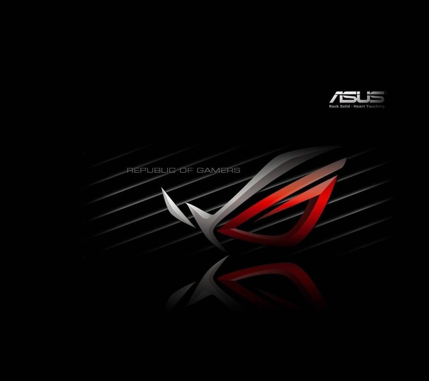 Asus ROG On Beams Background — 1440x1280 wallpaper