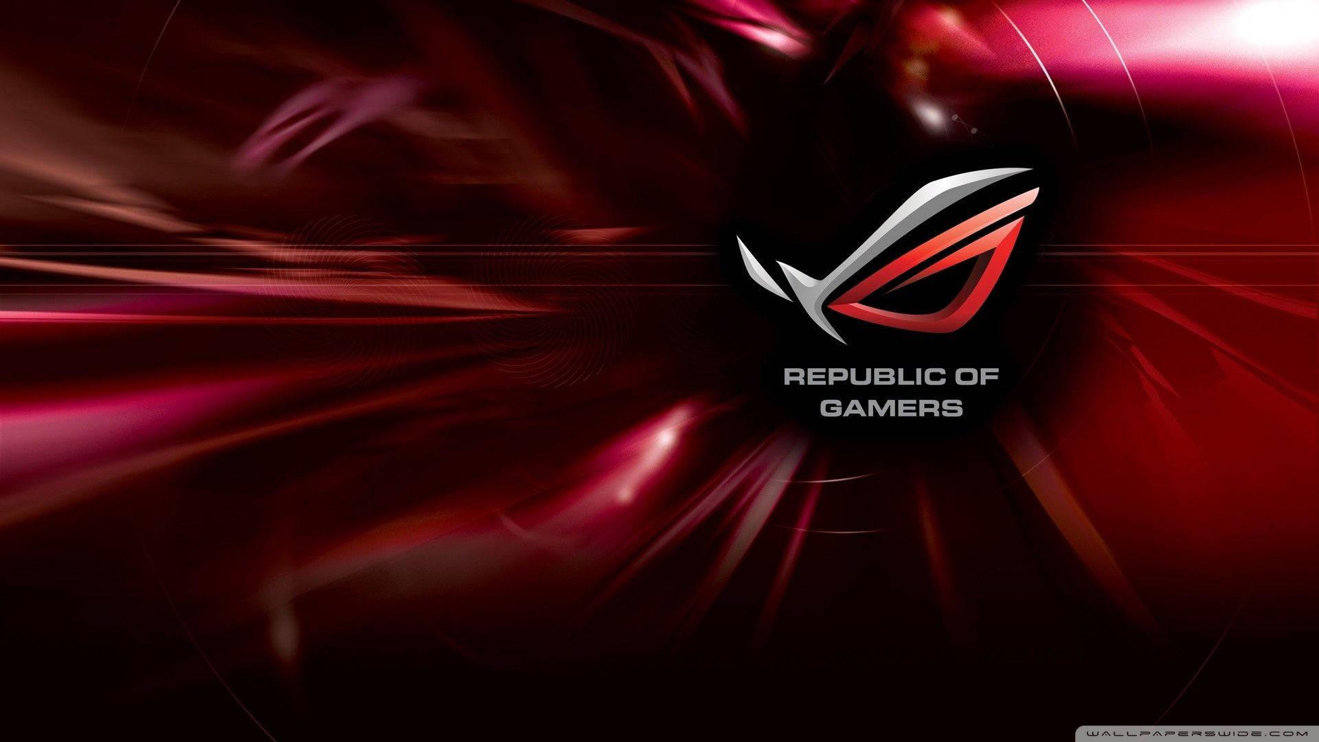 Asus ROG On Wavy Surface — 1920x1080 wallpaper