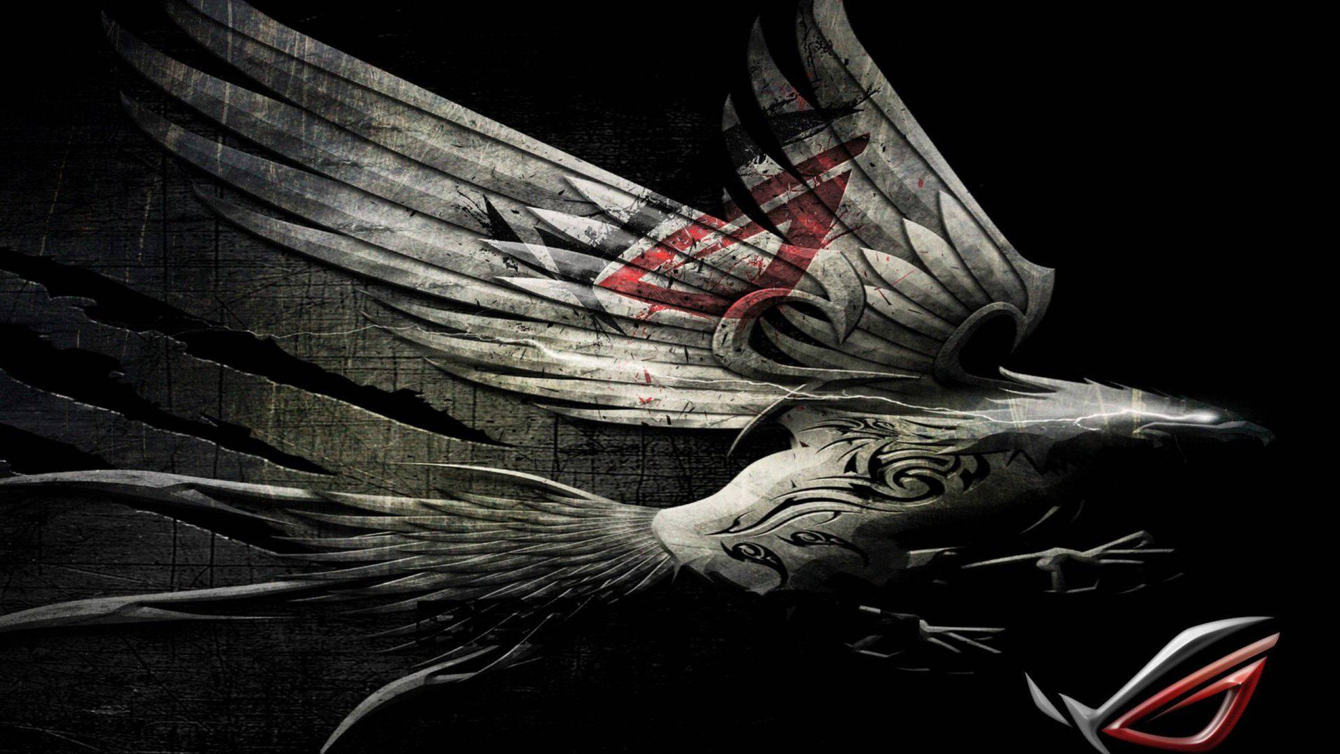 Asus ROG Pattern On Phoenix — 1920x1080 wallpaper